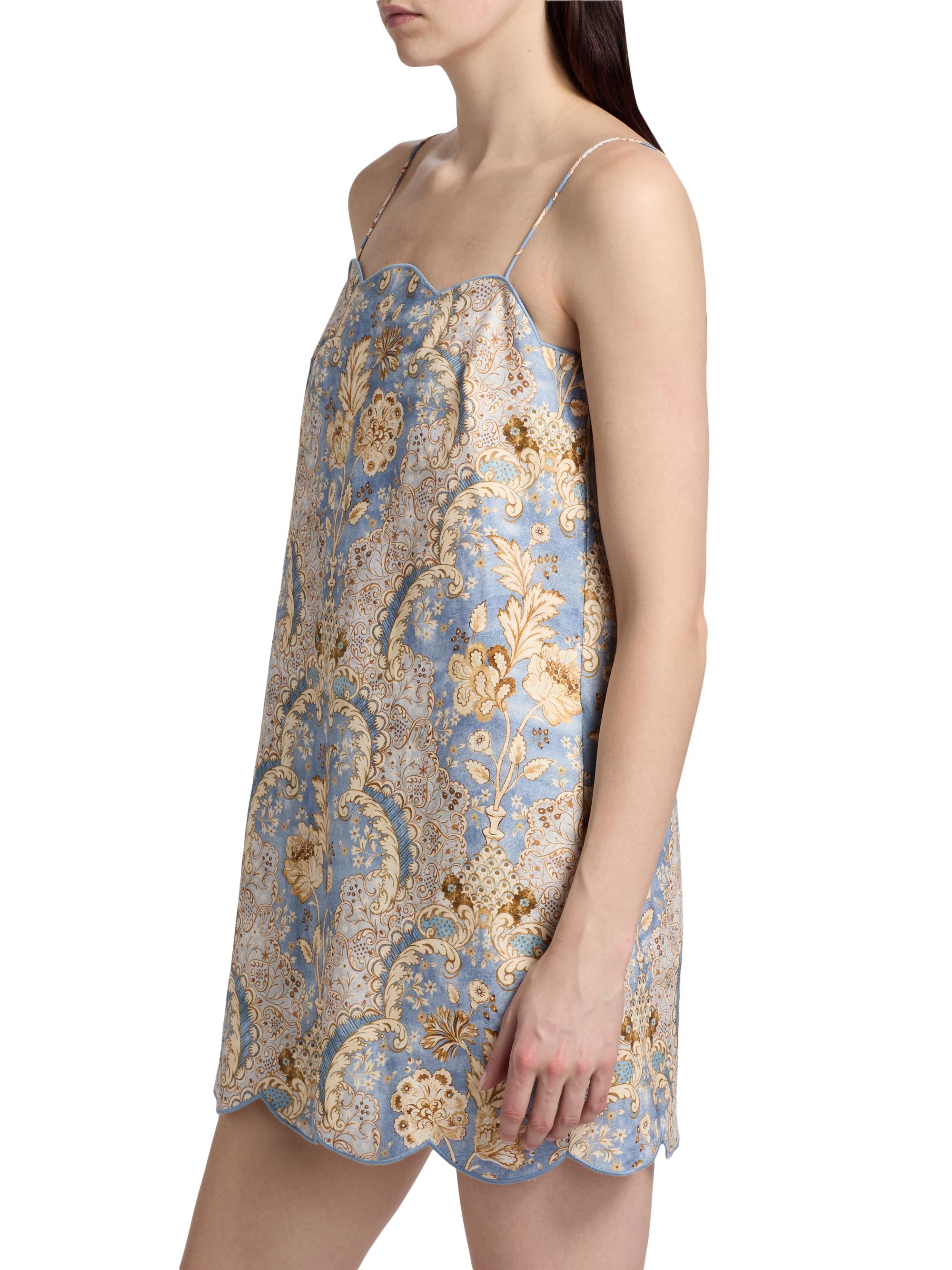 premium linen scalloped mini dress loverlygrey on LTK