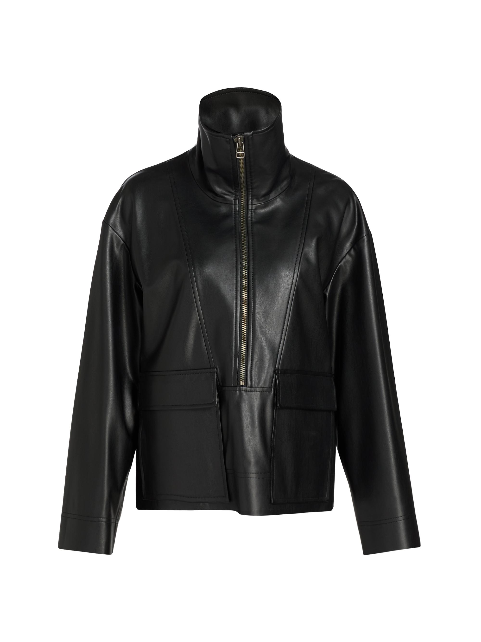 Maximilian Horizontal Leather Puffer Jacket | Saks Fifth Avenue