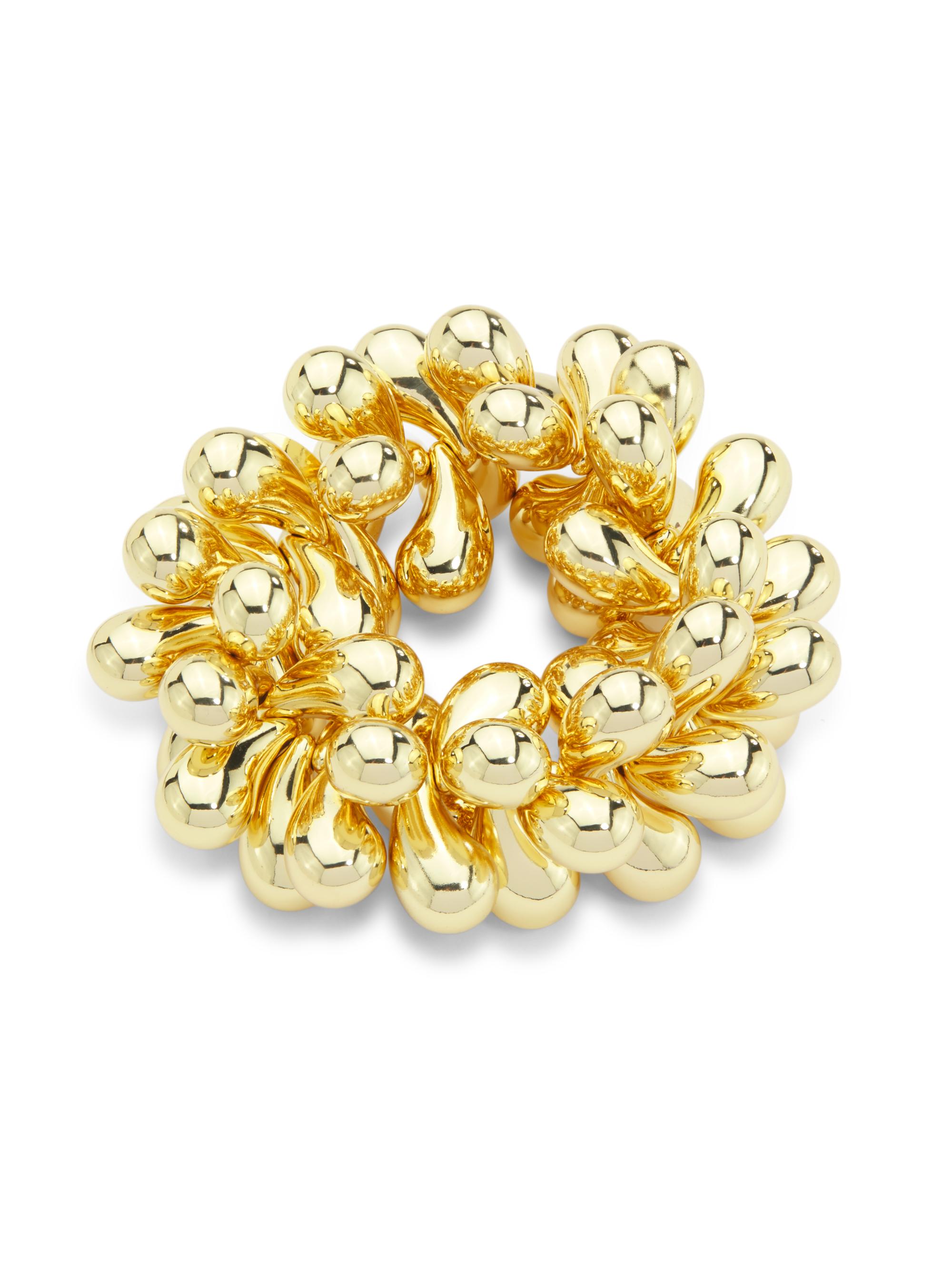Kenneth Jay Lane Women's Goldtone Beaded Stretch Bracelet - Gold