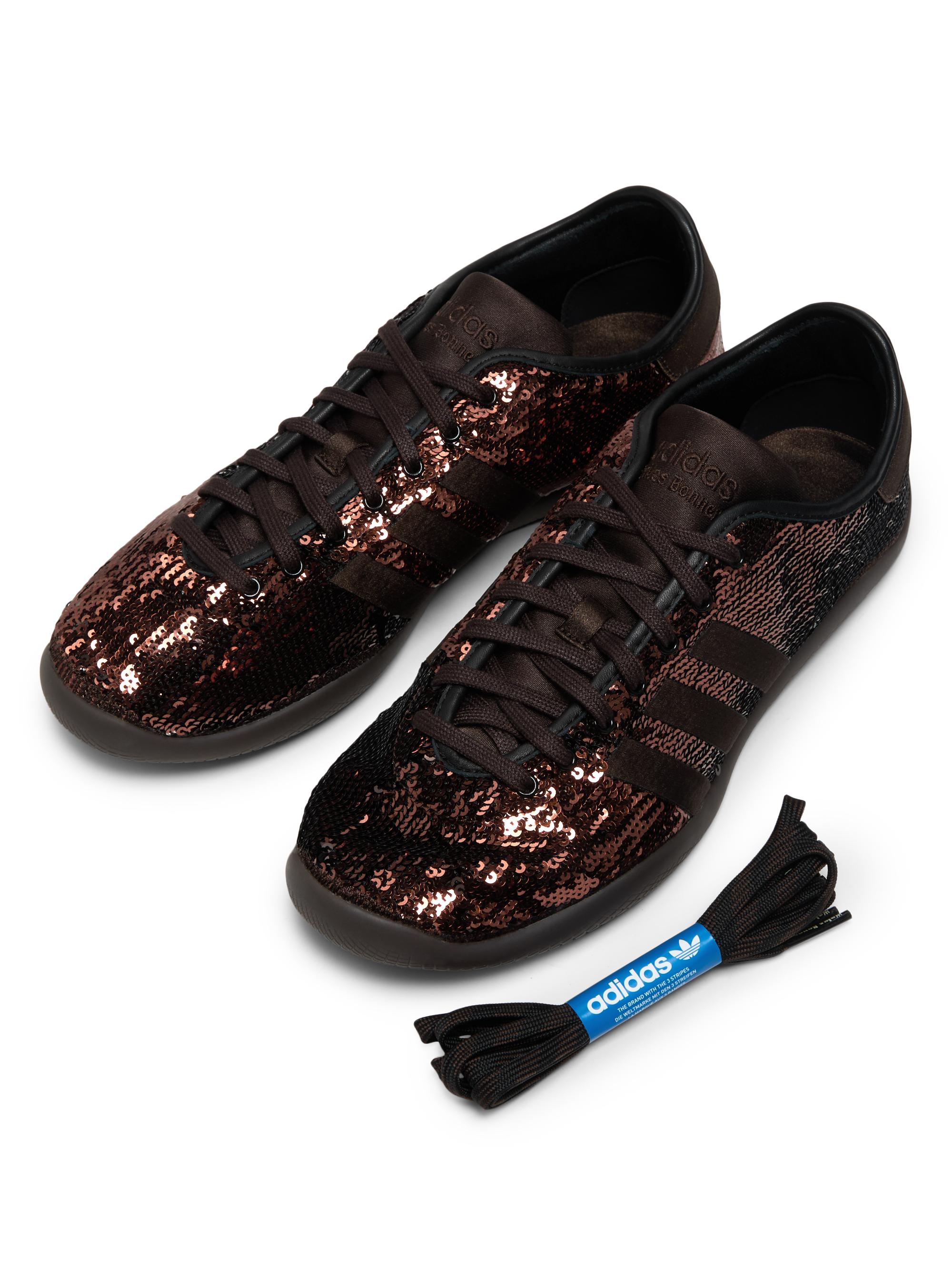 adidas gazelle silver green womens adidas x Wales Bonner Mens Karintha Sequin Shoes 8.5