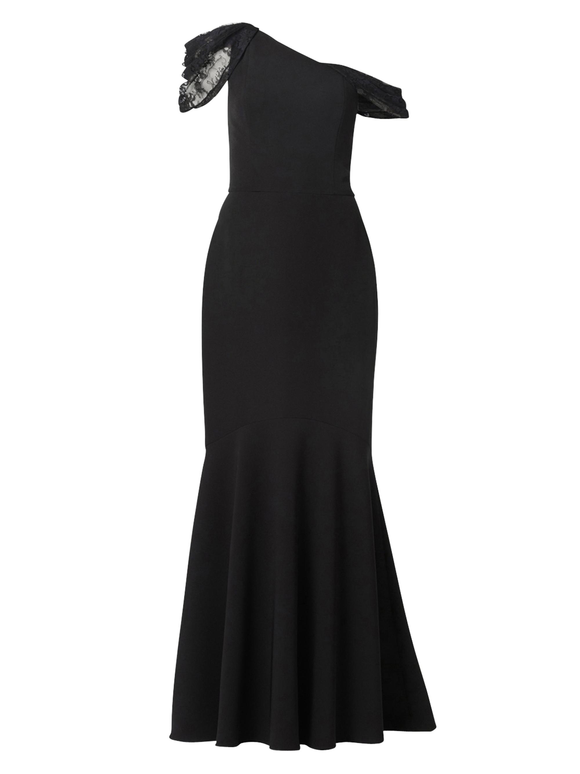 slim fit dress slacks Shoshanna Women's Verena Draped Midi-Dress - Wine main image 1