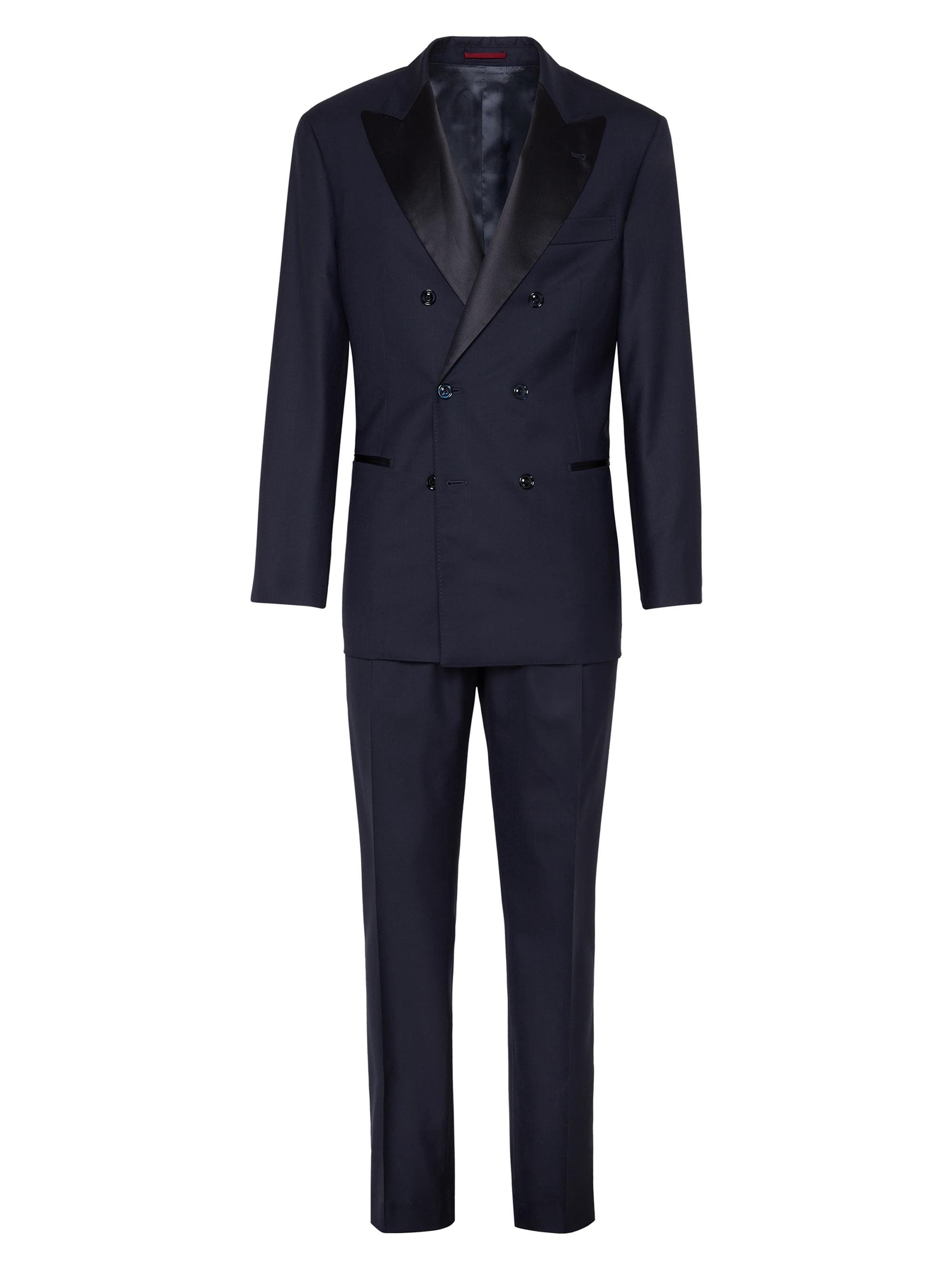 Brunello Cucinelli Tuxedo with One and a Half Breasted Jacket and