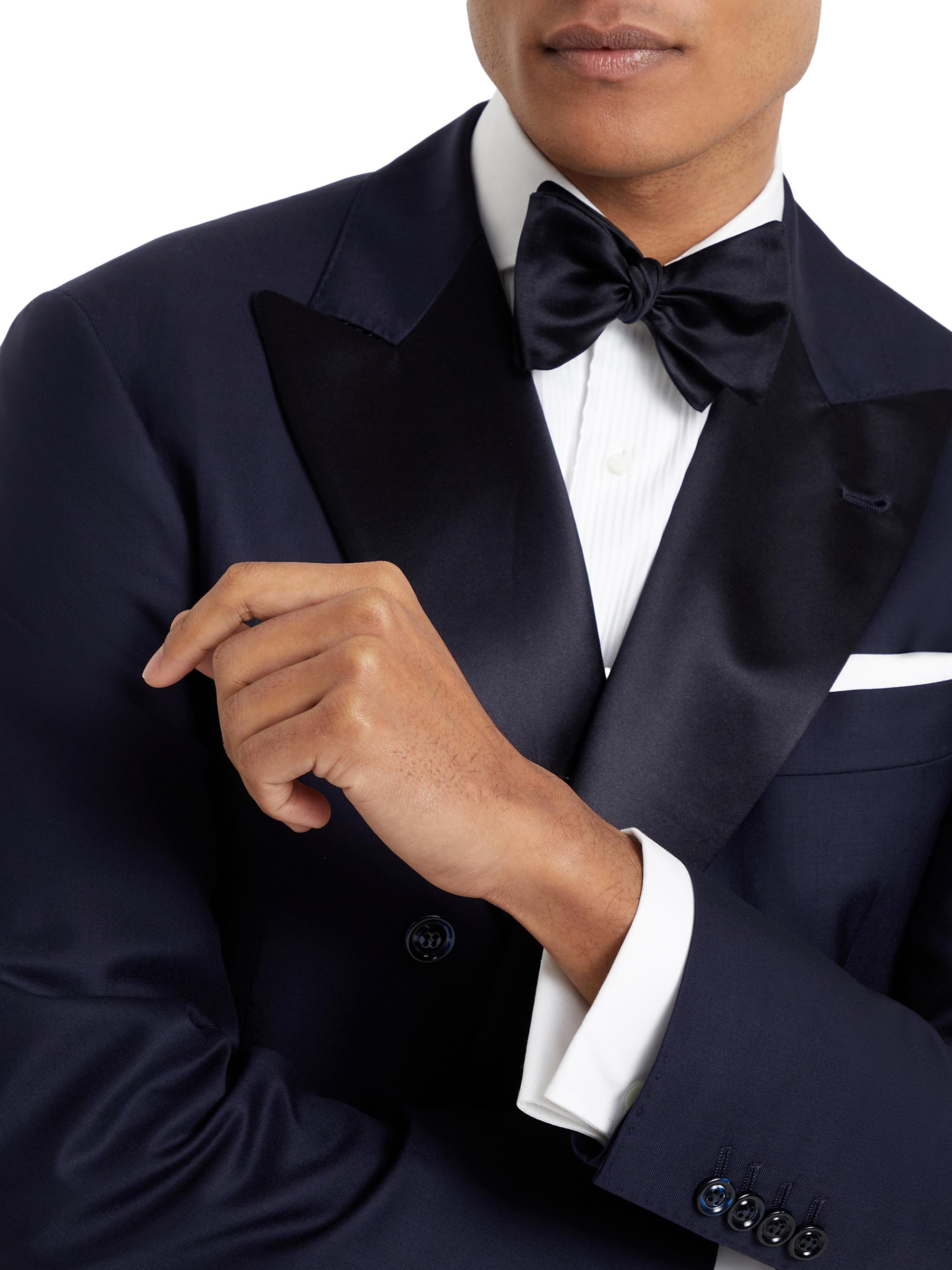 Brunello Cucinelli Tuxedo with One and a Half Breasted Jacket and