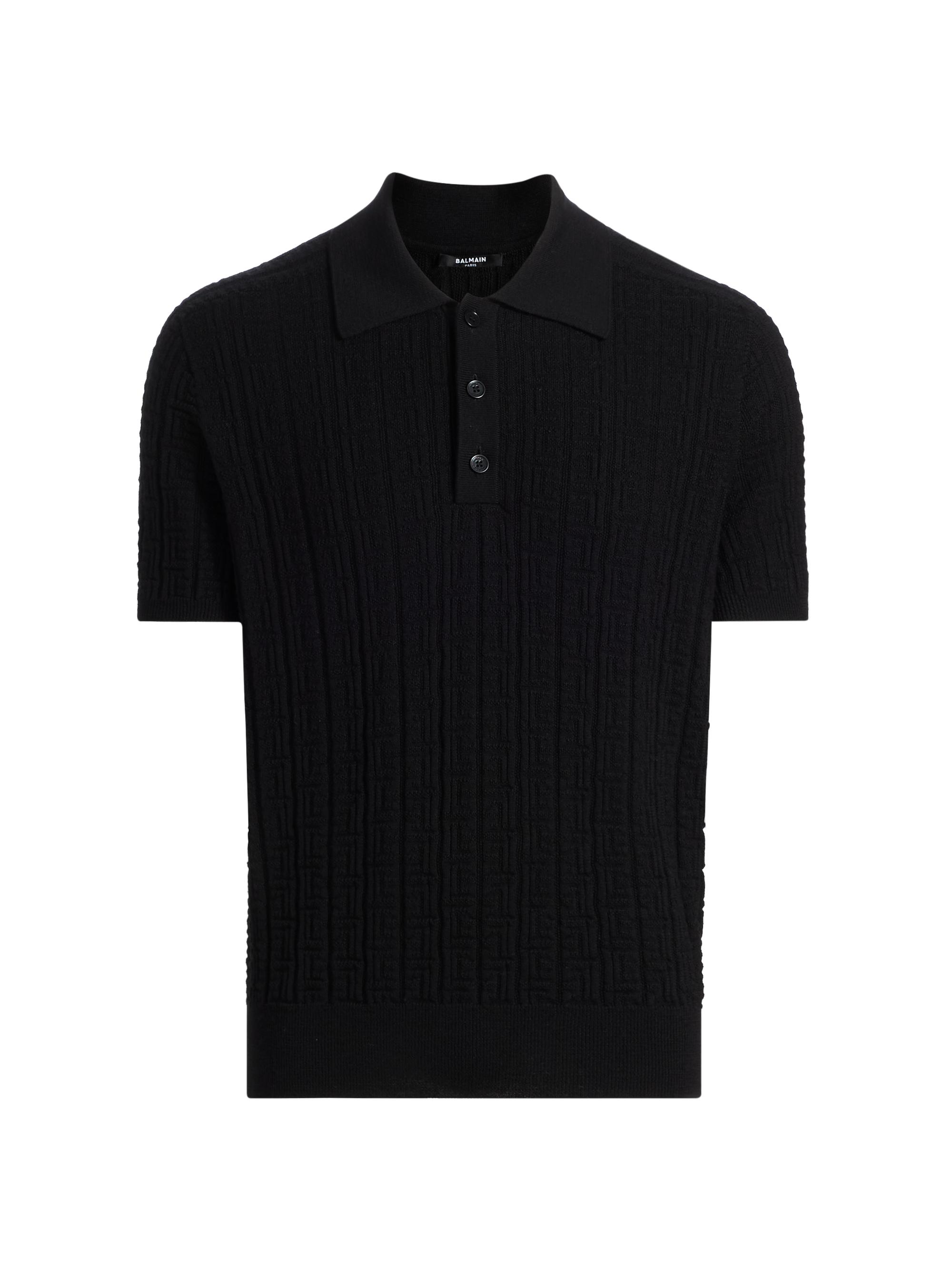 トップス TTT_MSW Diamond Knit Polo black L トップス TTT_MSW Diamond Knit Polo black L Diamond Knit Polo