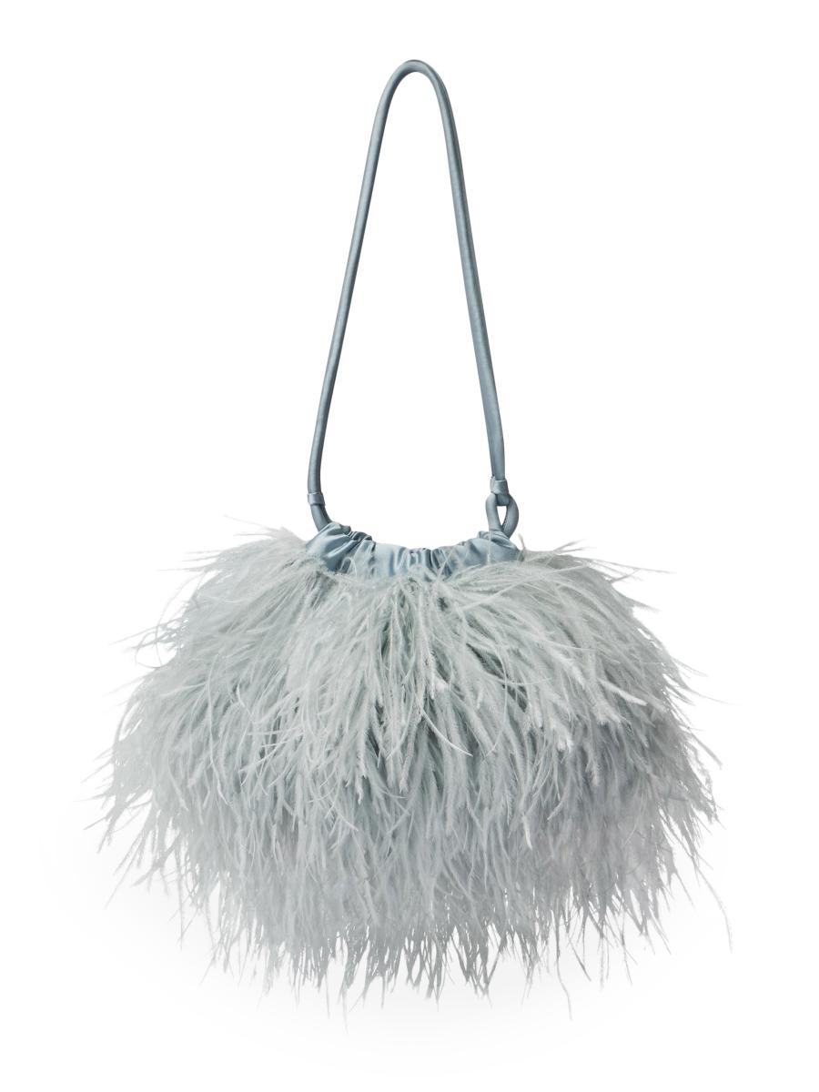 A.l.c Women's Janie Feathered Shoulder Bag In Blue