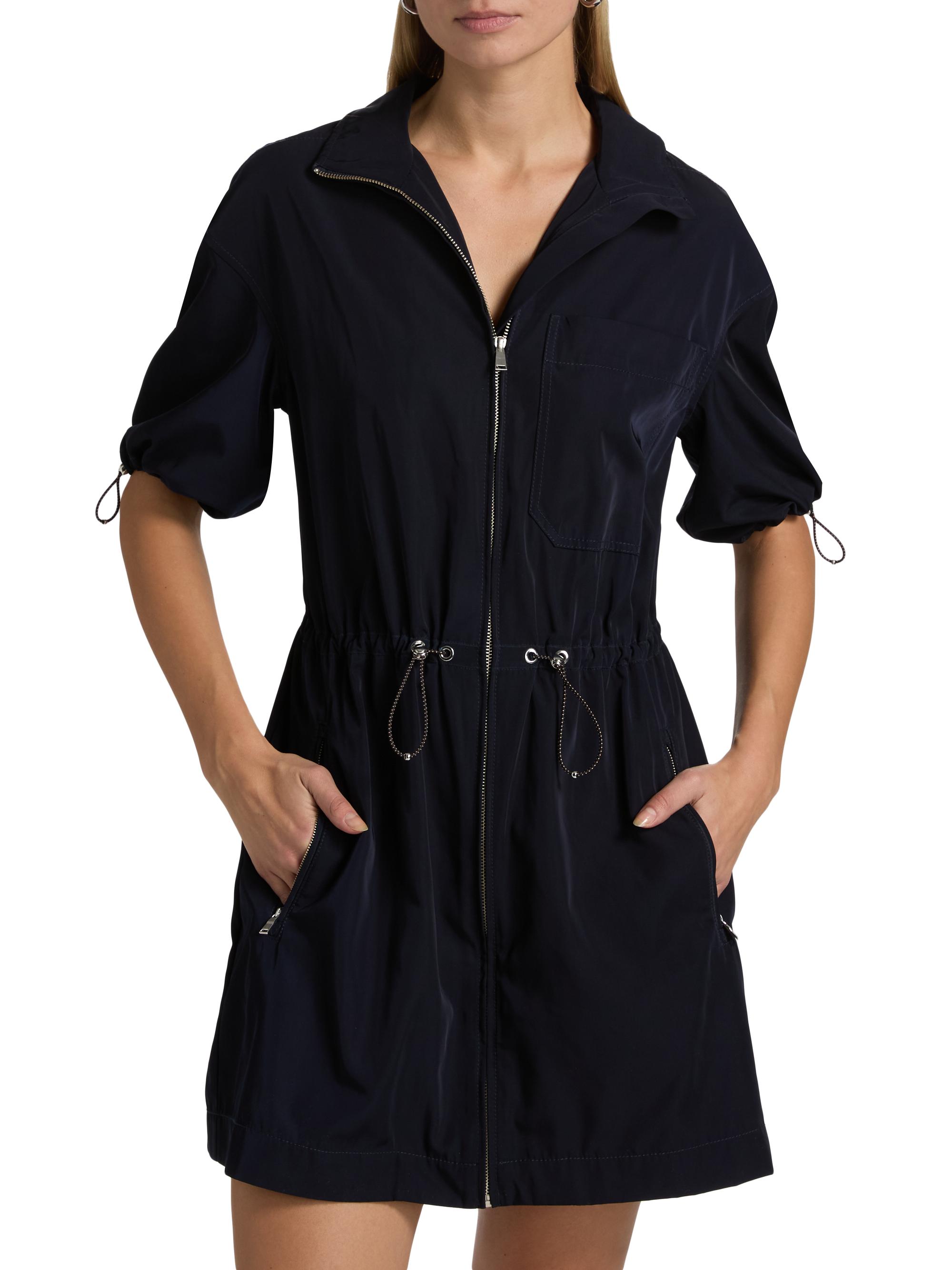 Veronica Beard Akerman Zip-Front Minidress | Saks Fifth Avenue