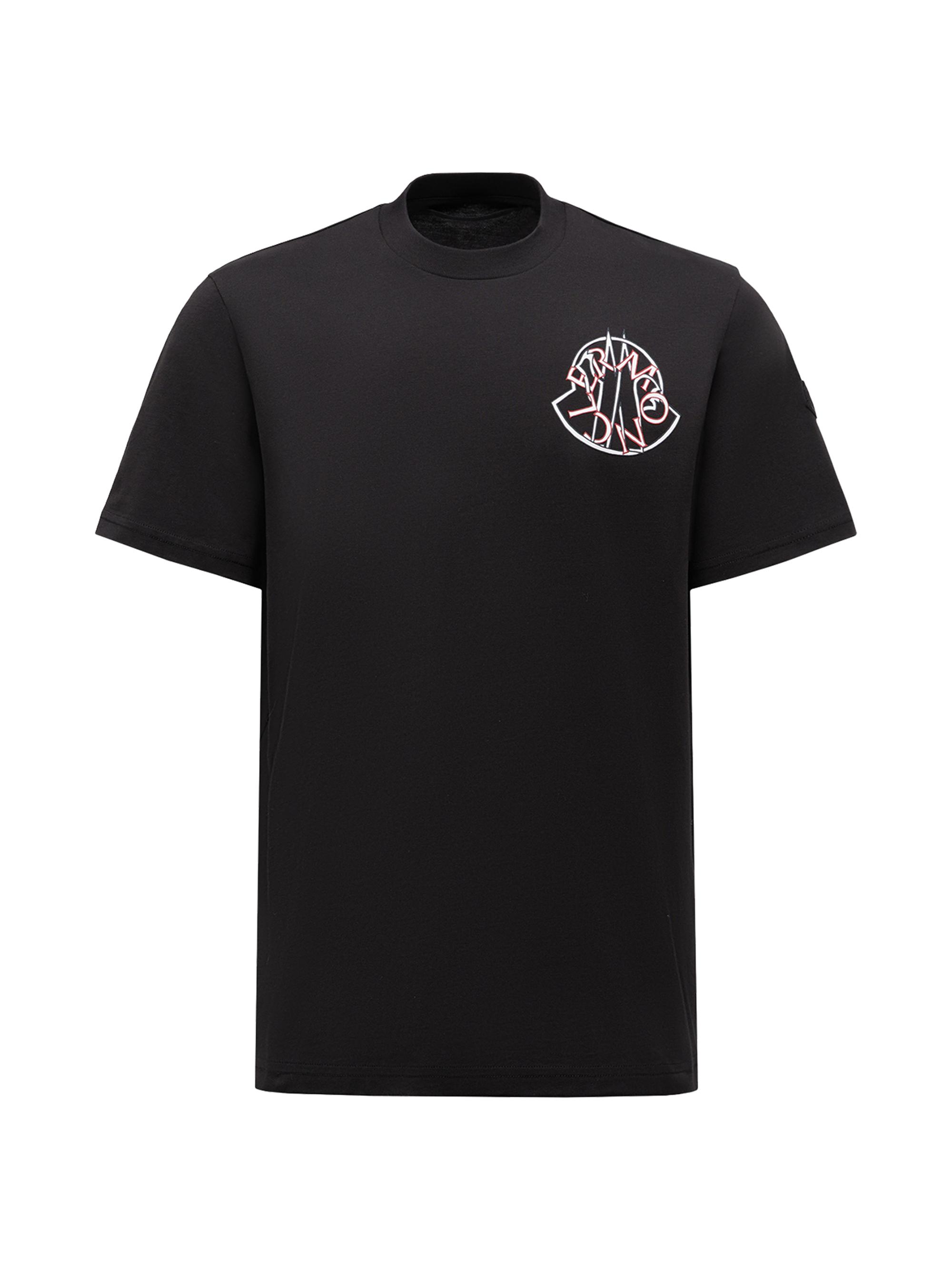 Moncler Crew-Neck T-Shirt in Cotton | Saks Fifth Avenue