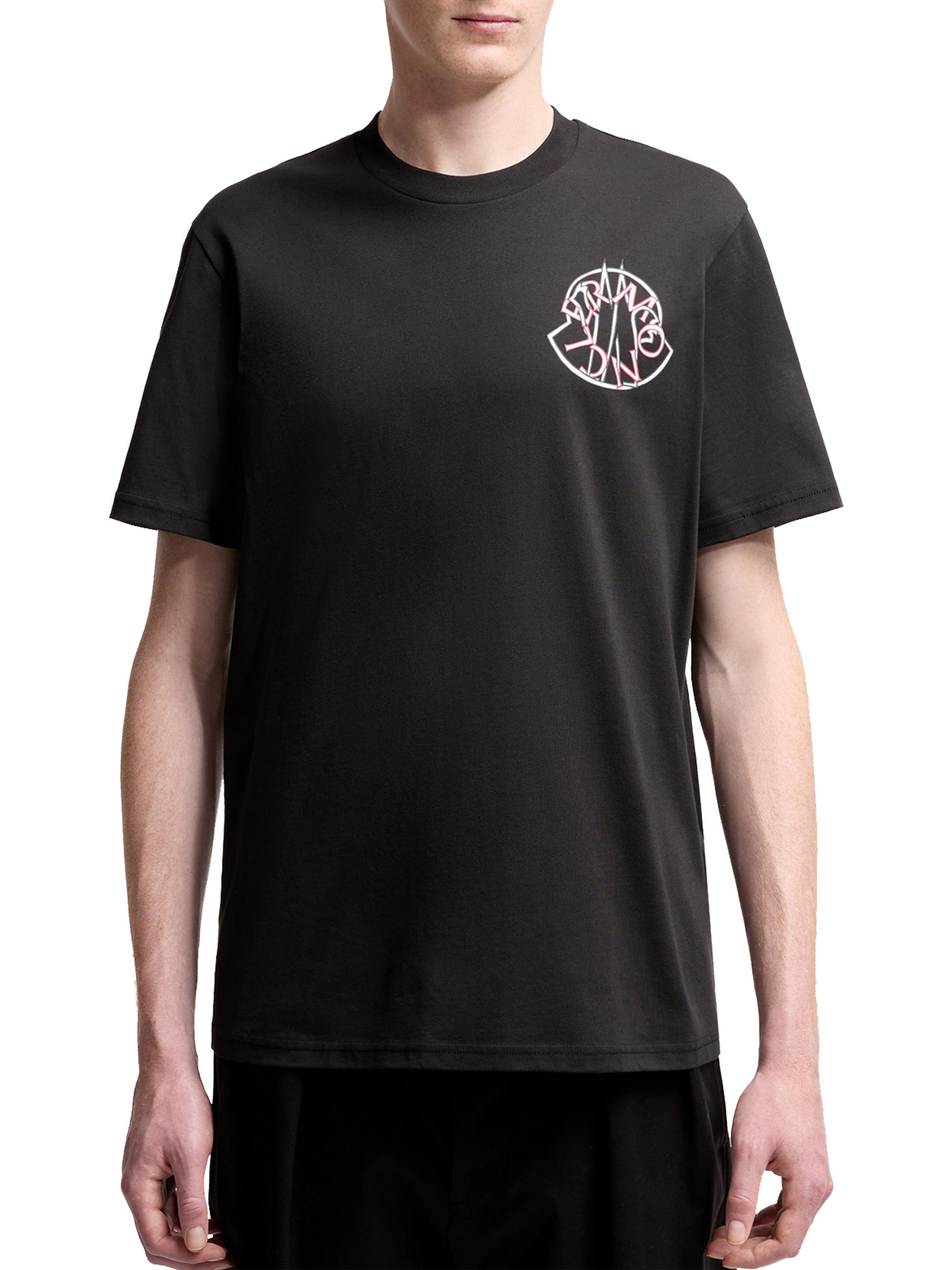 Moncler Crewneck T-Shirt in Cotton | Saks Fifth Avenue