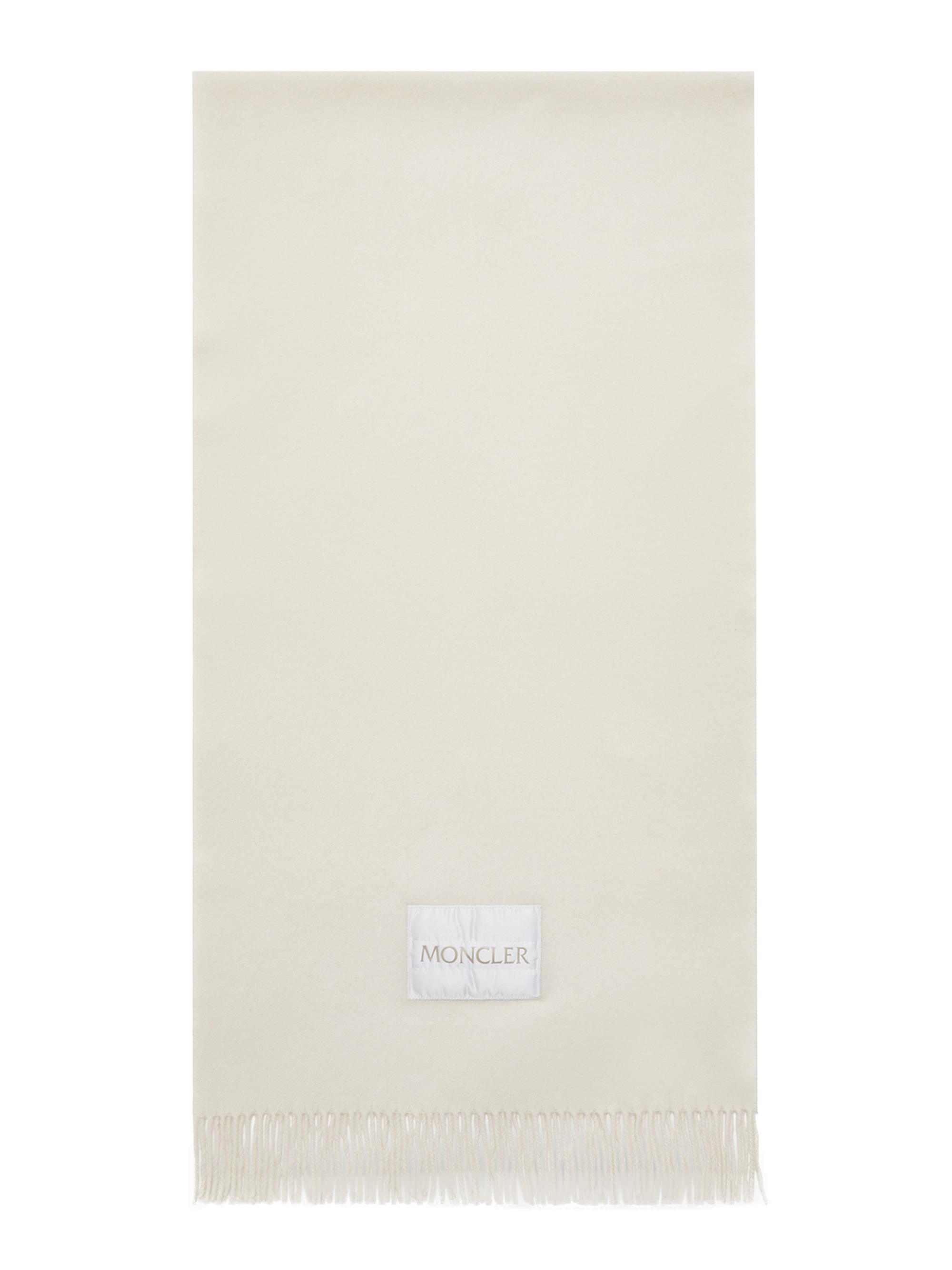 Moncler Women's Scarf in Wool Felt - White