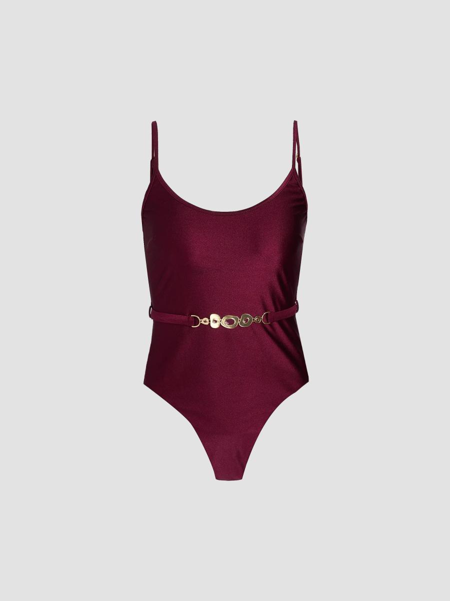 Zimmermann Awaken Belted One-Piece Swimsuit | Saks Fifth Avenue