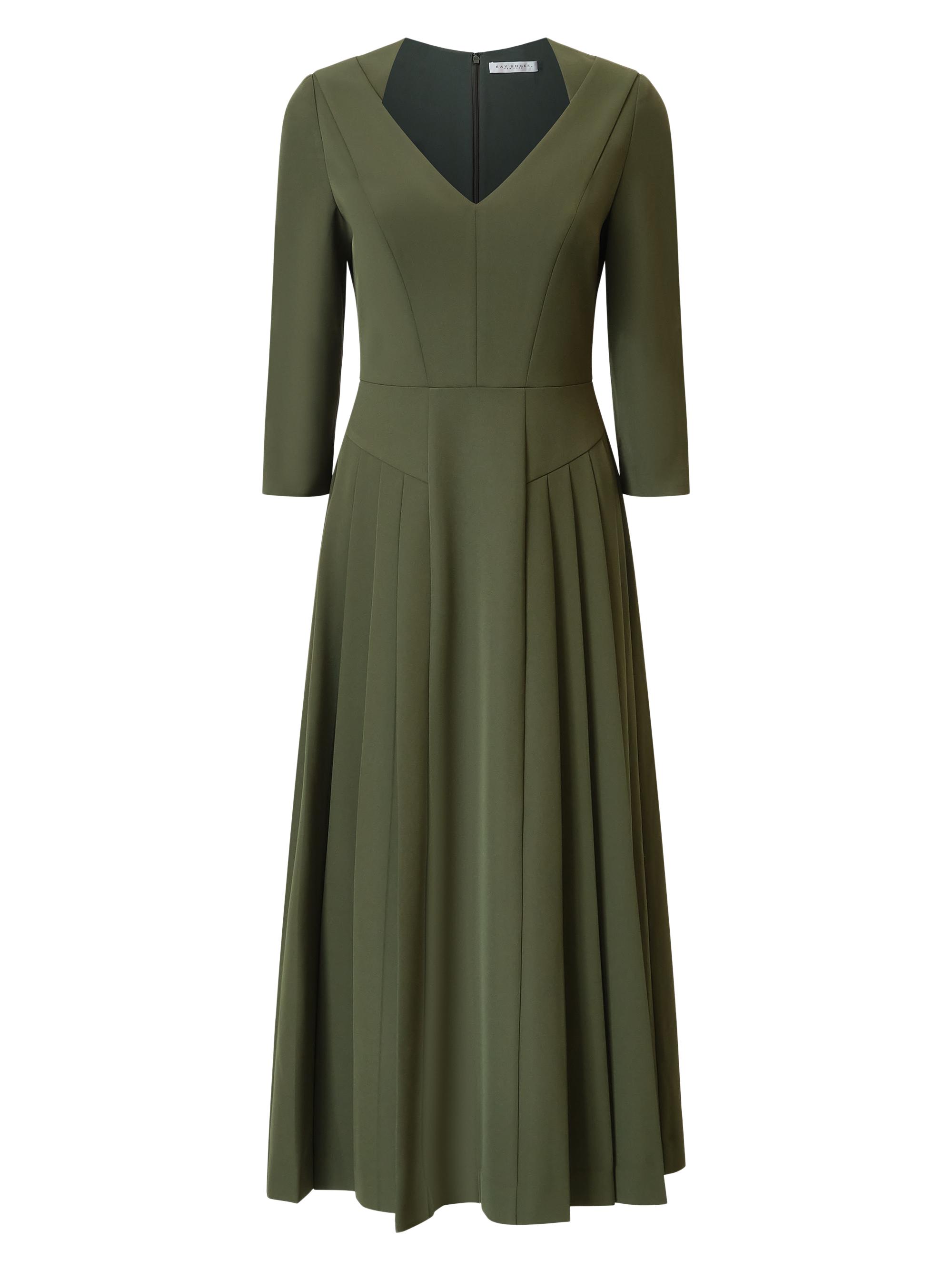white christmas dresses Lydia Tea Length Dress – Kay Unger main image 0