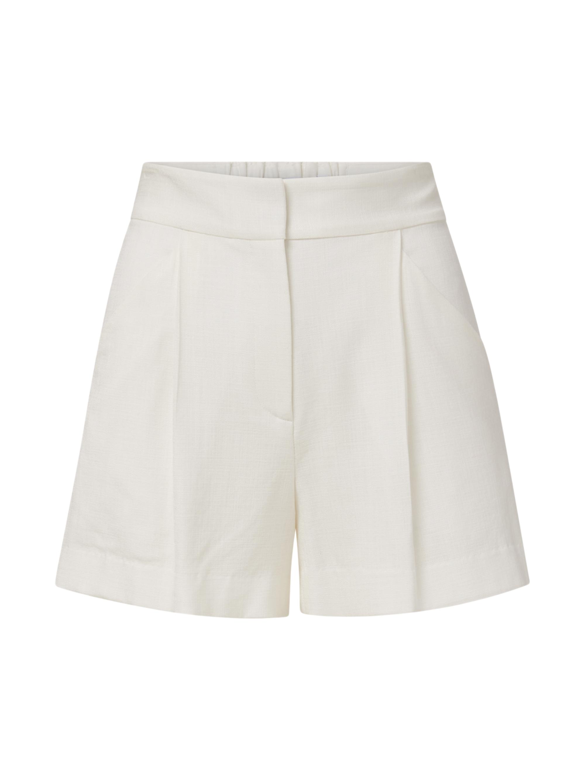 Veronica Beard Women's Marbeau Pleated Shorts - Dove | Thumbnail 8