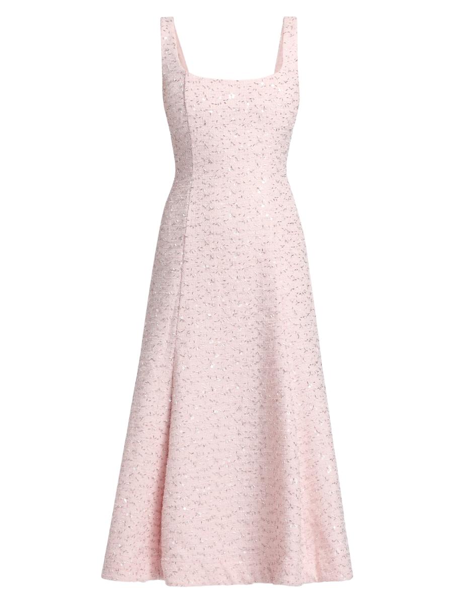 As It May Meadow Embellished Tweed Midi-Dress | Saks Fifth Avenue