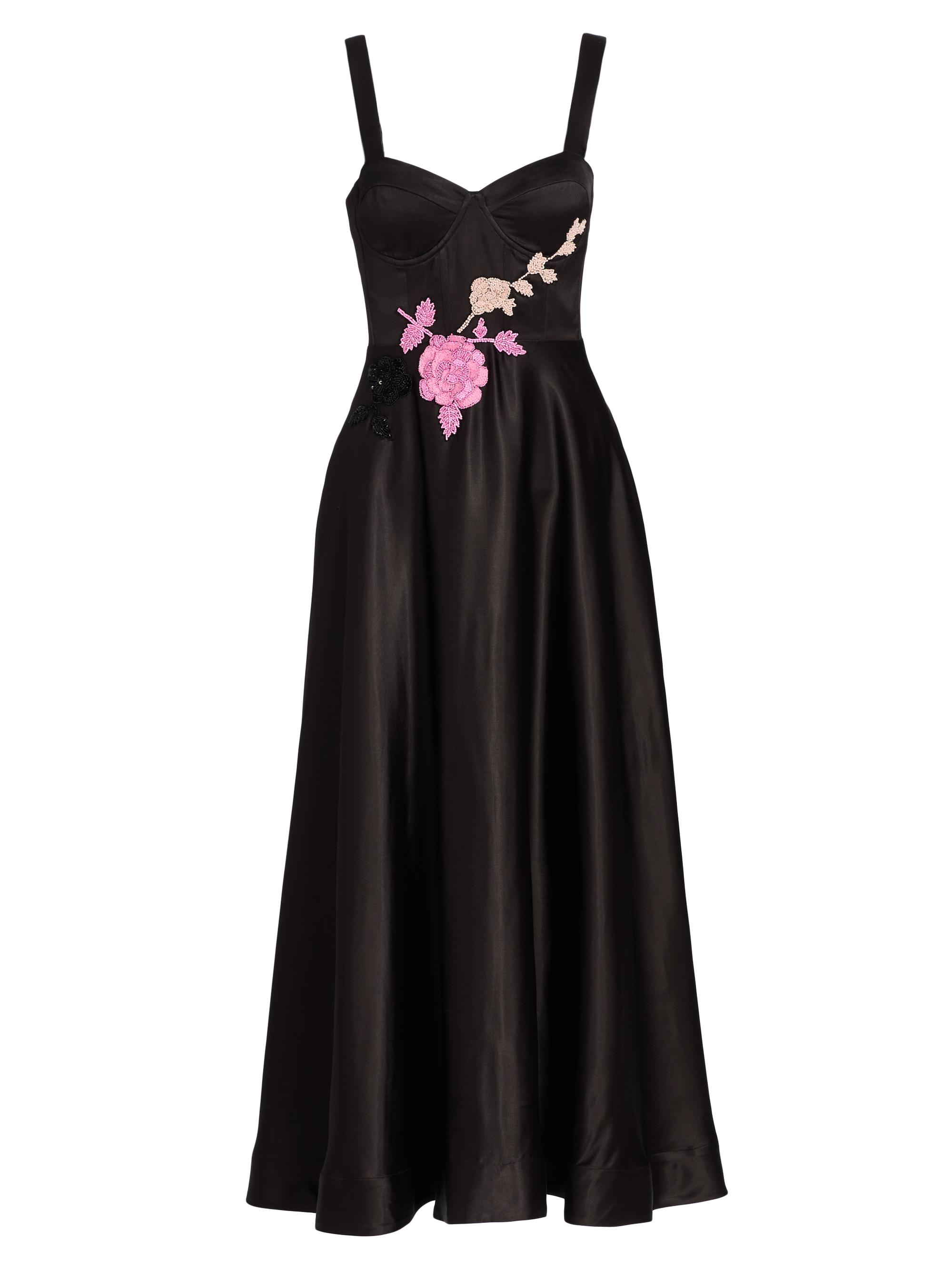 As It May Keyla Jacquard Strapless Midi-Dress | Saks Fifth Avenue