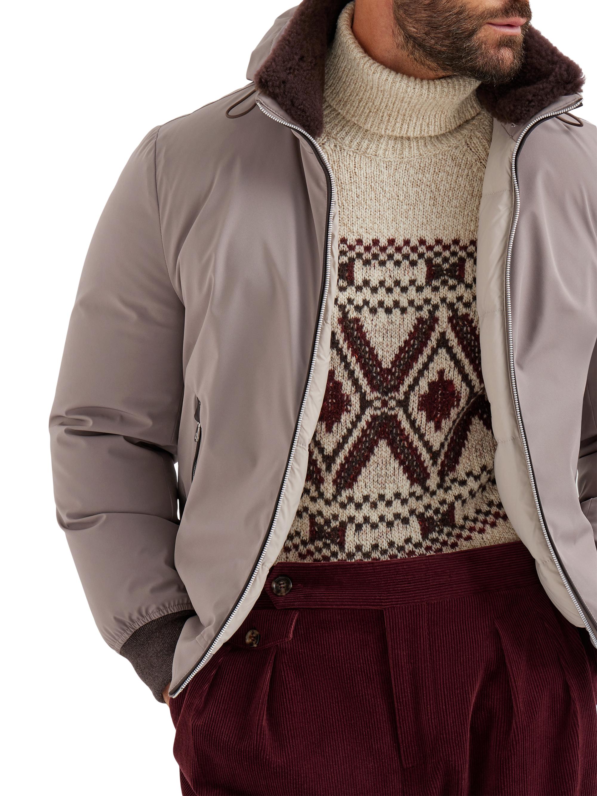 Brunello Cucinelli Stretch Bonded Nylon Down Jacket with