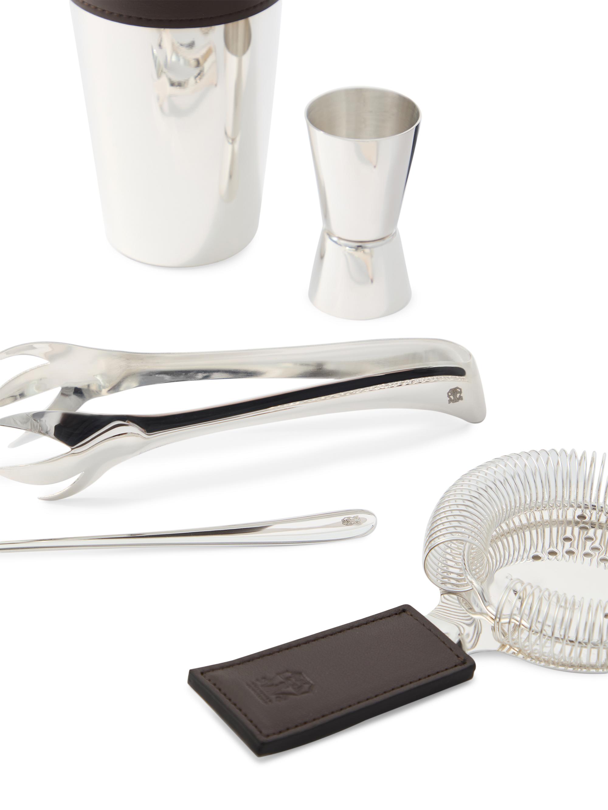 Brunello Cucinelli Silver Plated Steel Cocktail Set | Saks Fifth