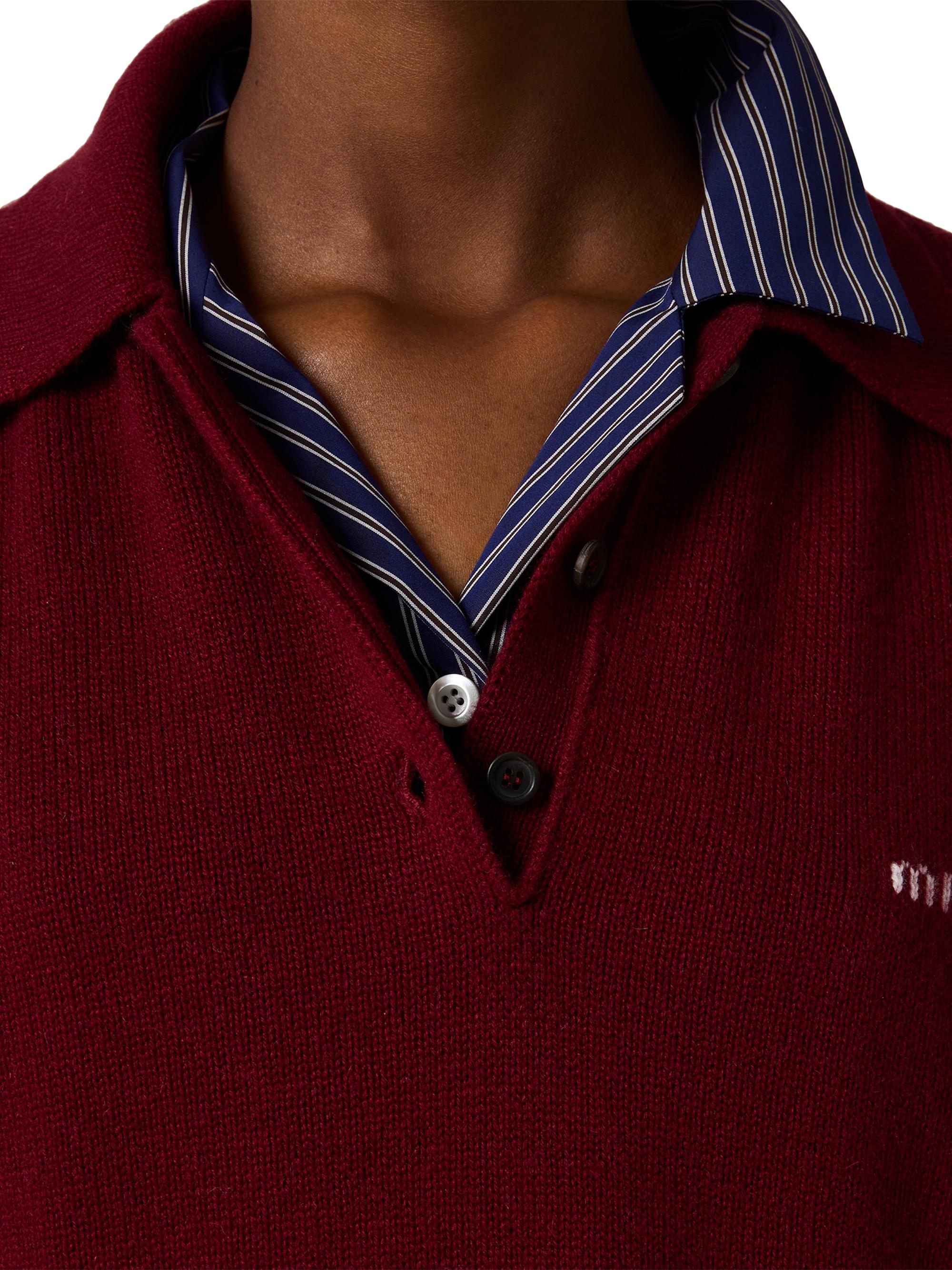 Miu Miu Cashmere Polo Sweater | Saks Fifth Avenue