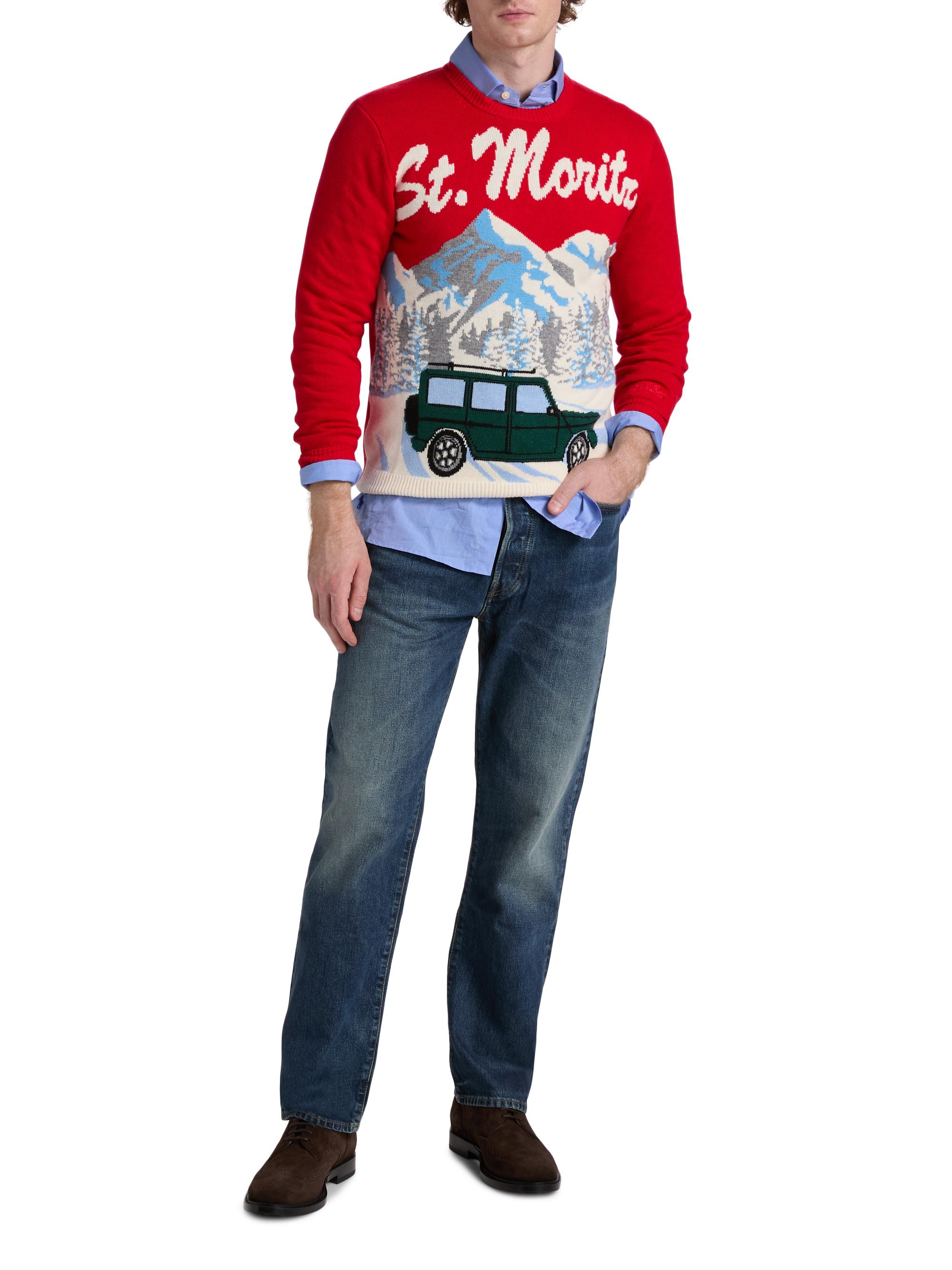 Heron Wool-Blend Crewneck Sweater