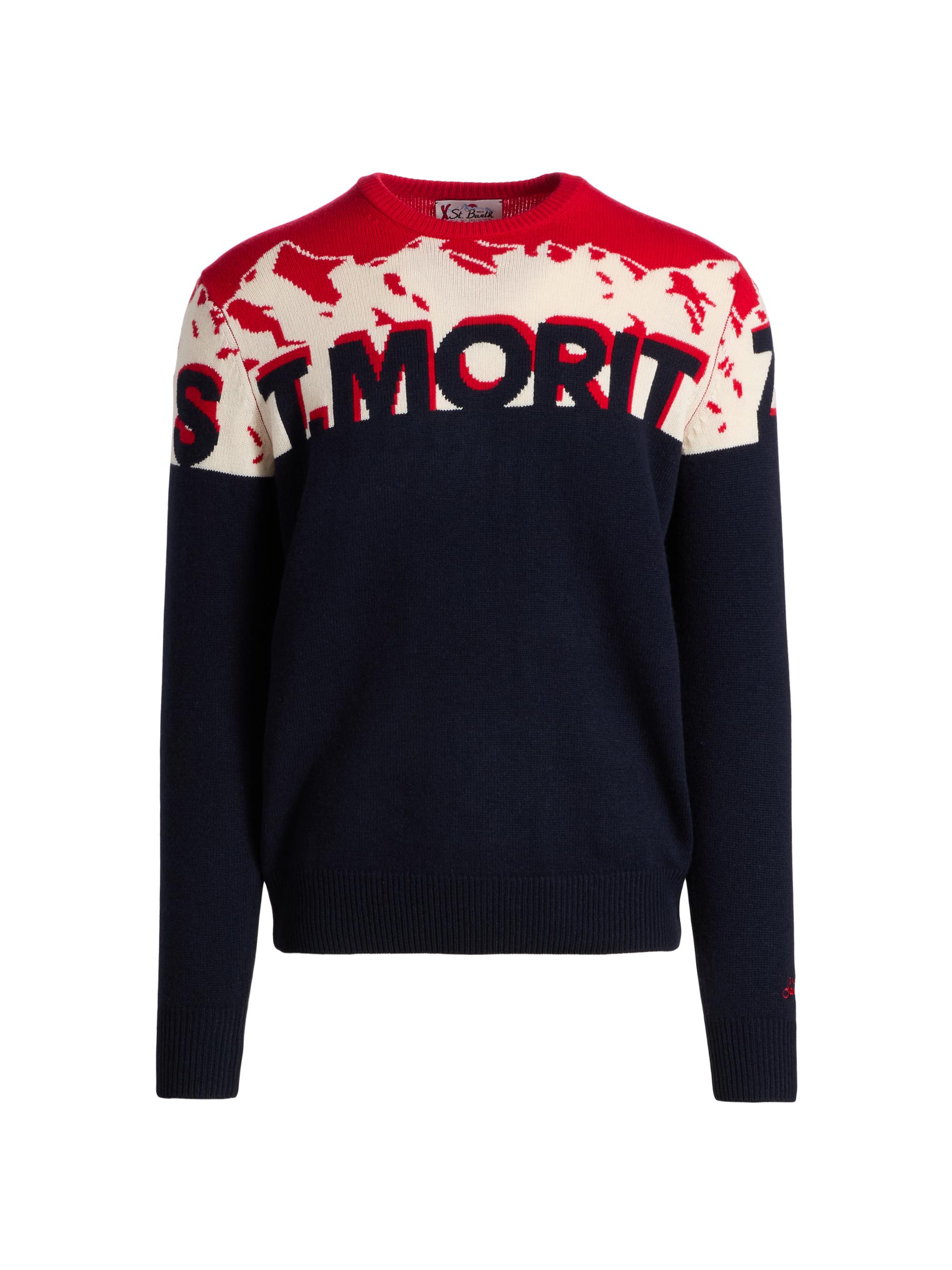 MC2 Saint Barth Men's Heron Wool-Blend Crewneck Sweater - Moritz View