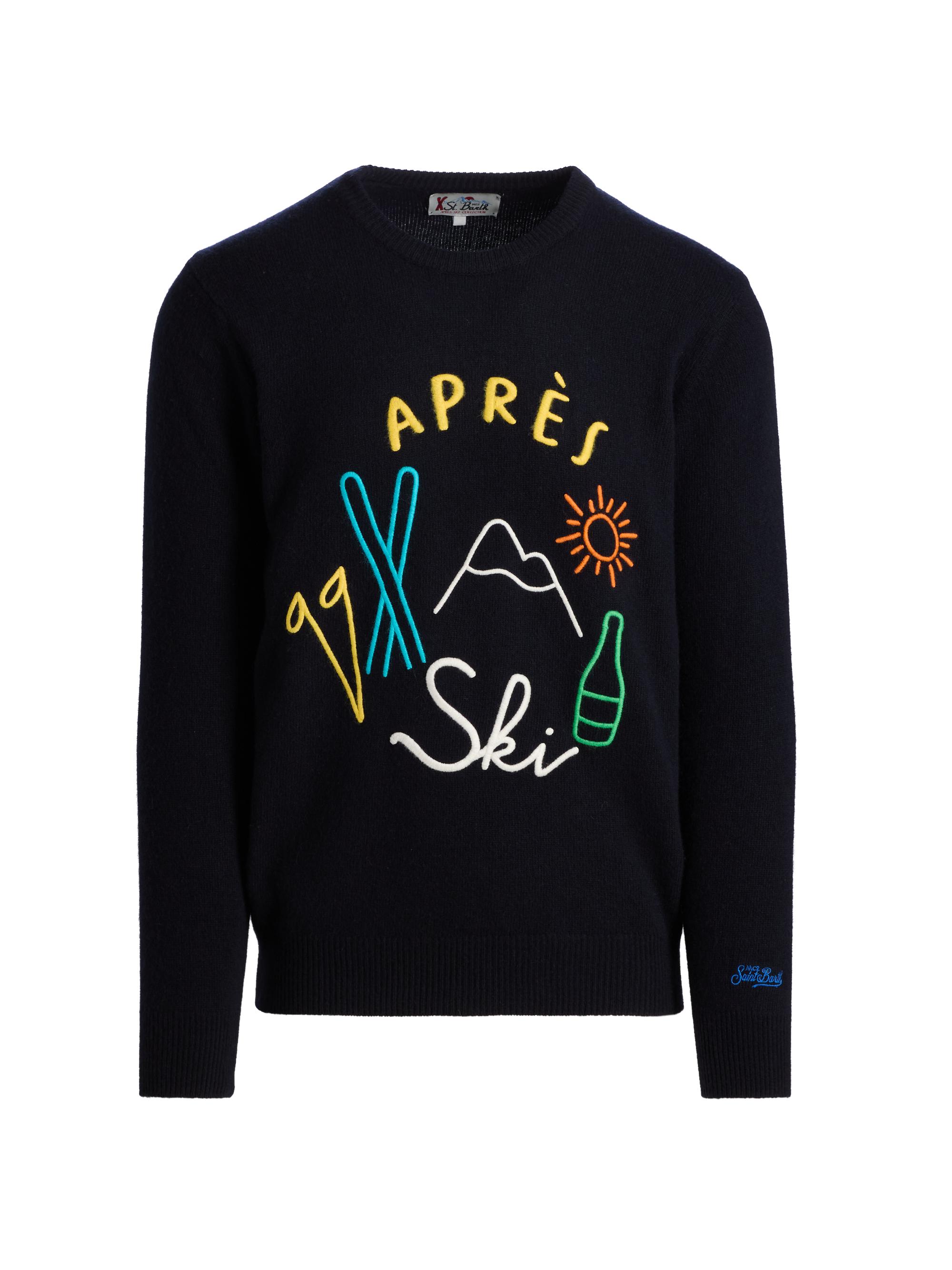 MC2 Saint Barth Men's Heron Wool-Blend Crewneck Sweater - Apres Ski Big