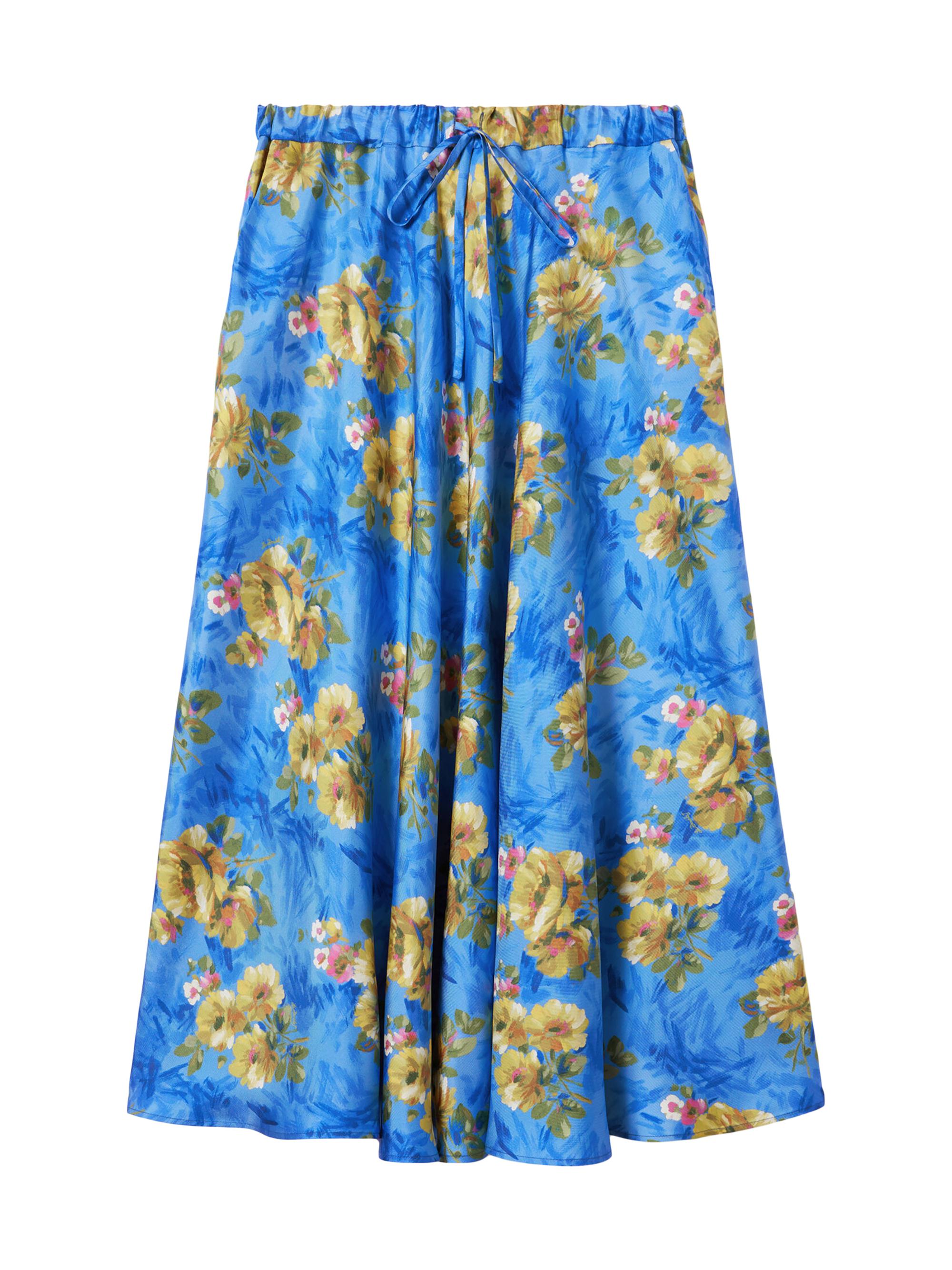 La DoubleJ Women's Drawstring Skirt - Riptide Light Blue