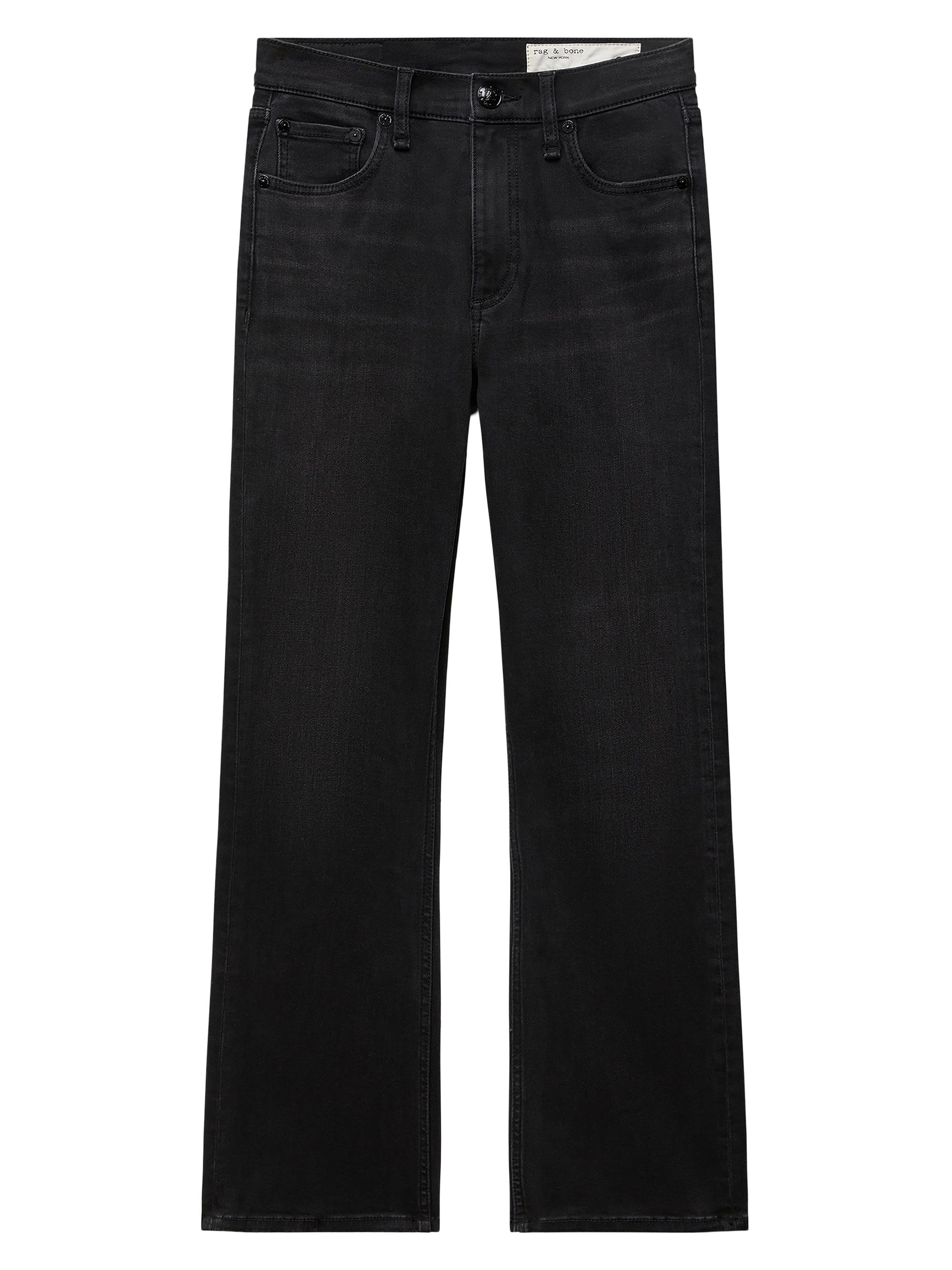 rag & bone Women's Flexi Peyton High-Rise Ankle Bootcut Jeans - Midnight