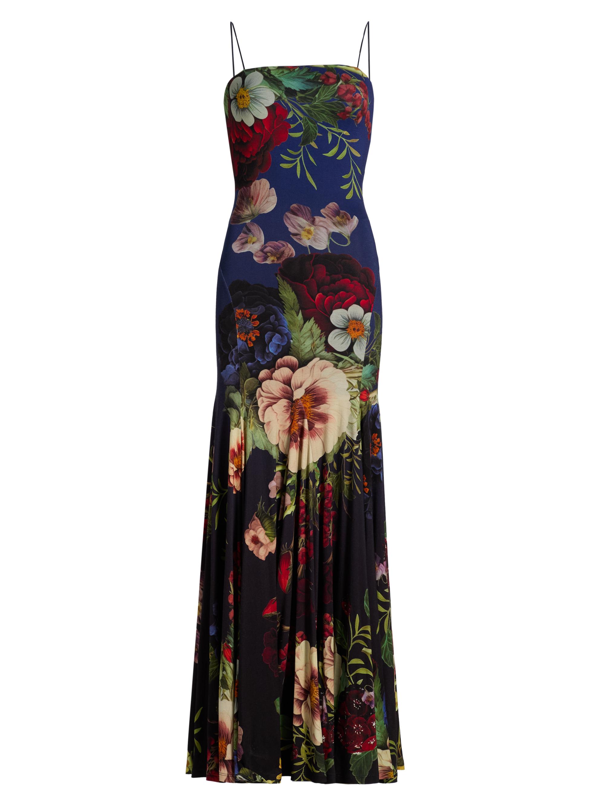 Alice + Olivia Women's Augusta Floral Stretch Maxi Dress - Magic Garden Gradient