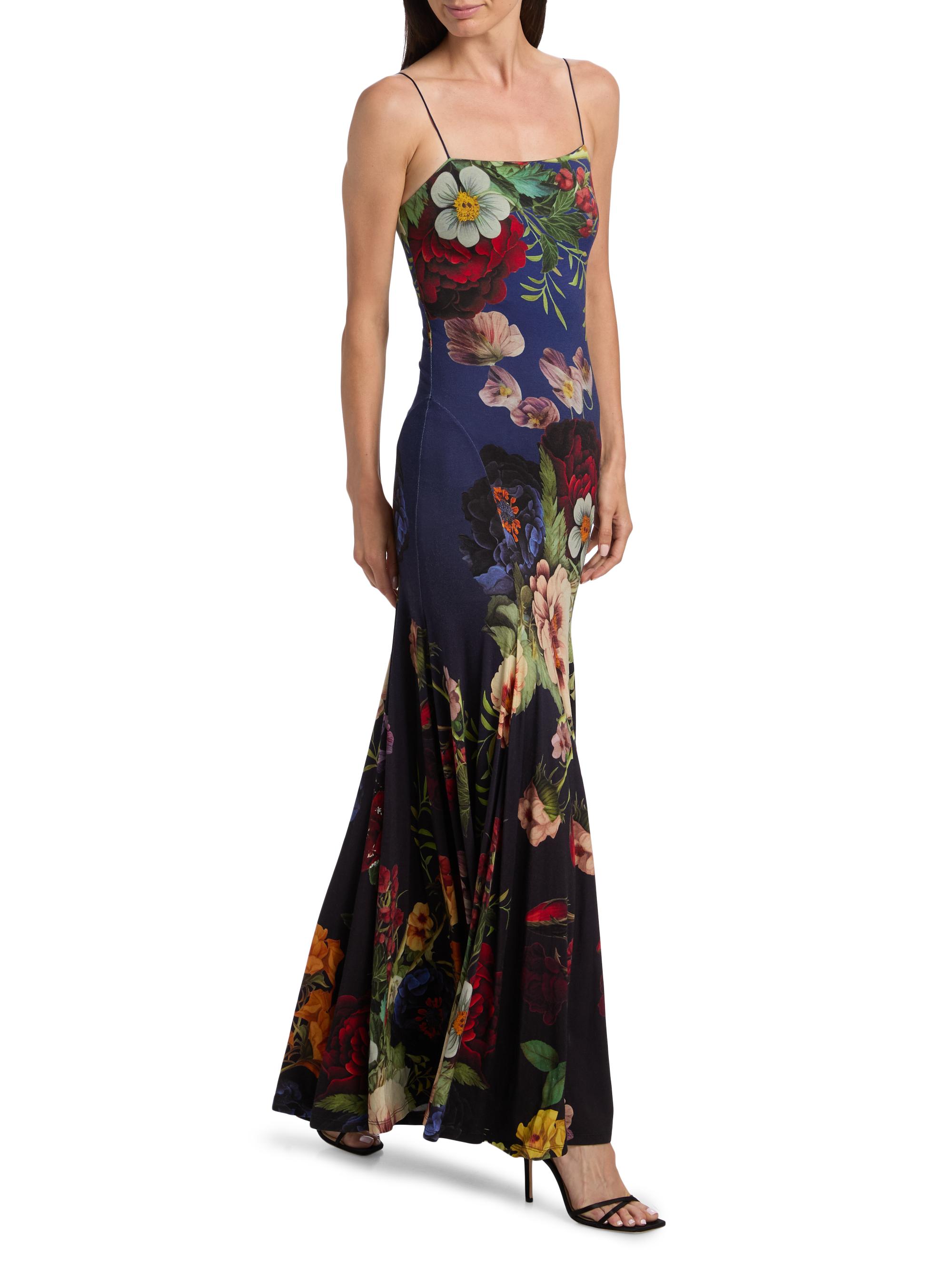chinese dress ladies Alice + Olivia Augusta Open Back Maxi Dress, Size 6 main image 0