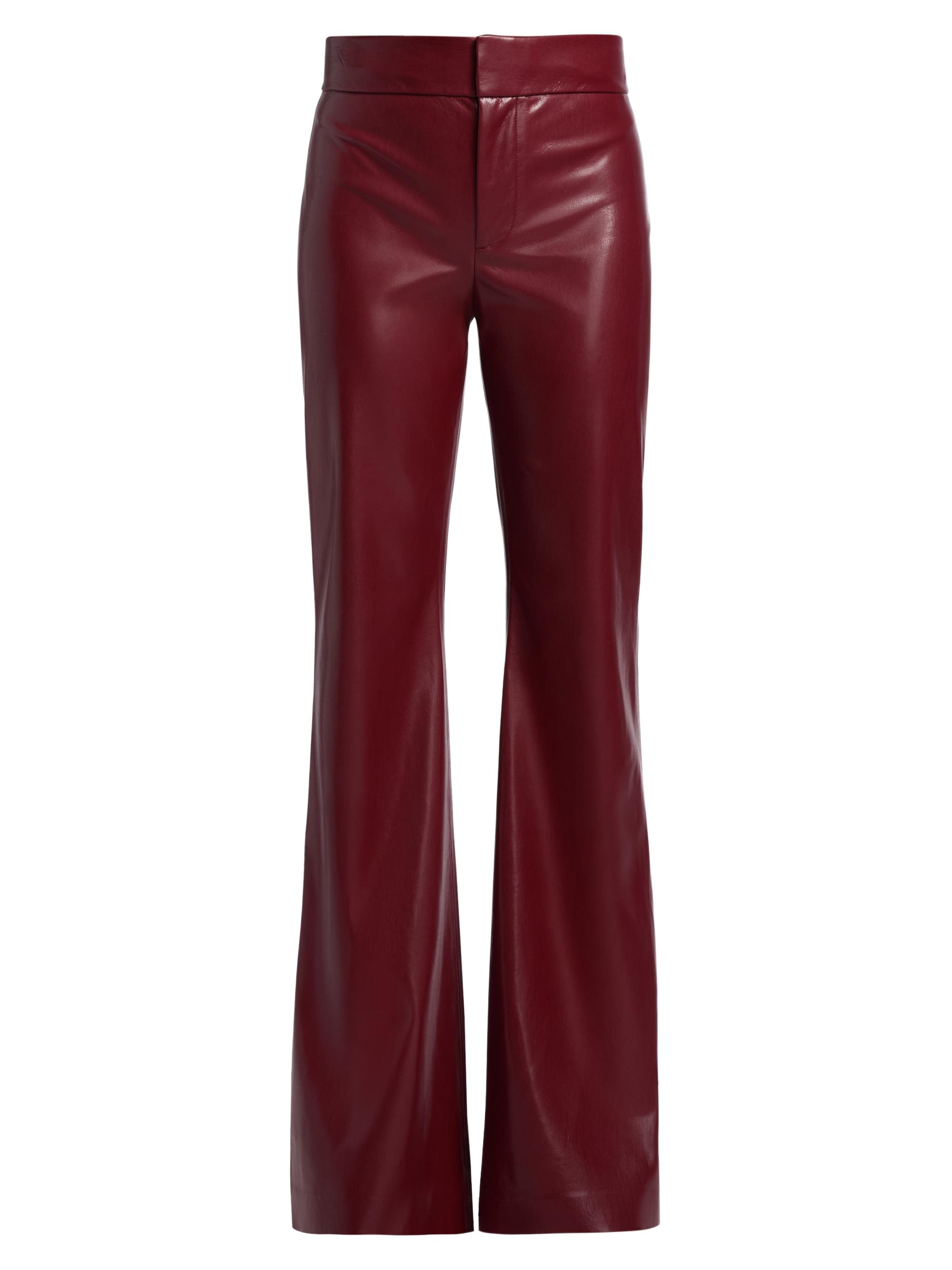 Alice + Olivia Andrew Faux Leather Bootcut Pants | Saks Fifth Avenue