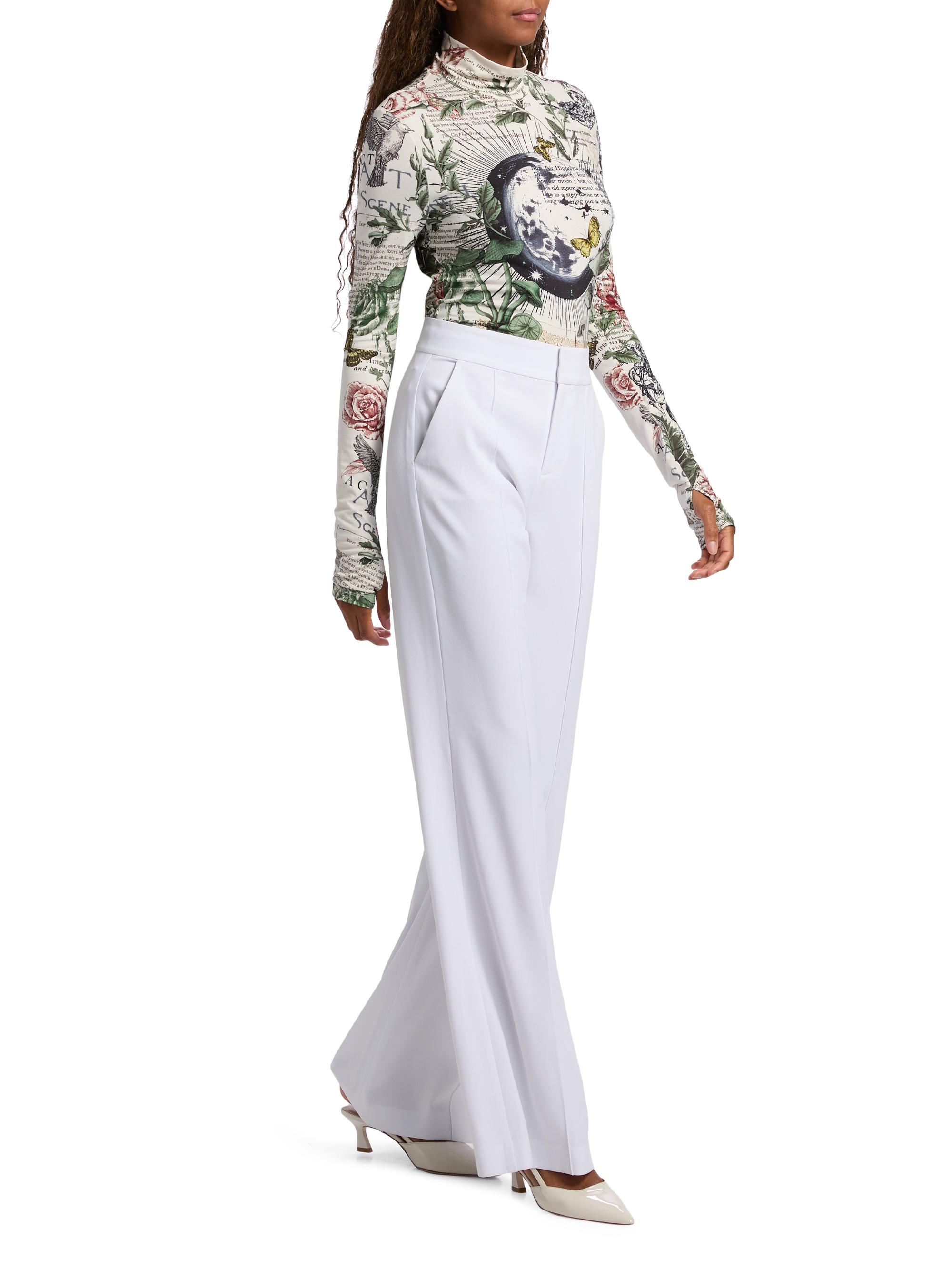 Delaina Printed Turtleneck