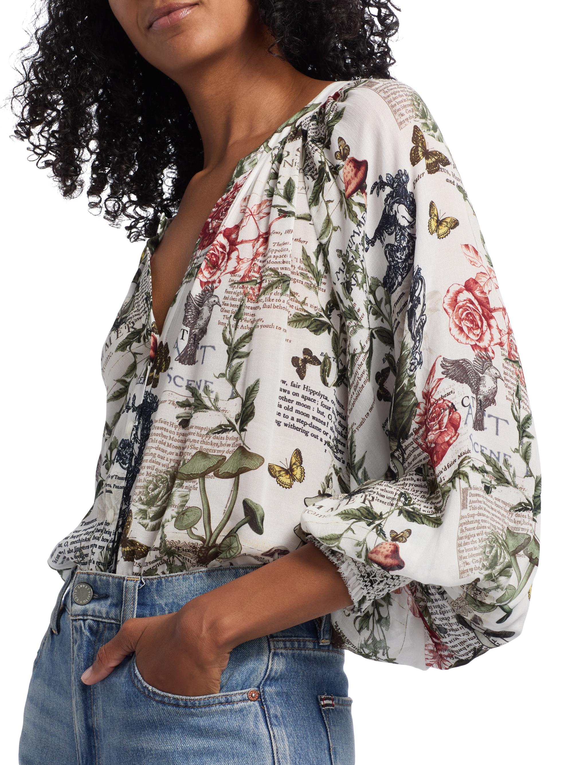 Jeans Alice + Olivia AO.LA - Taille 27x32 - Coupe Flared (Cloche) - Motif Floral Brodé - Occasion Parfait État