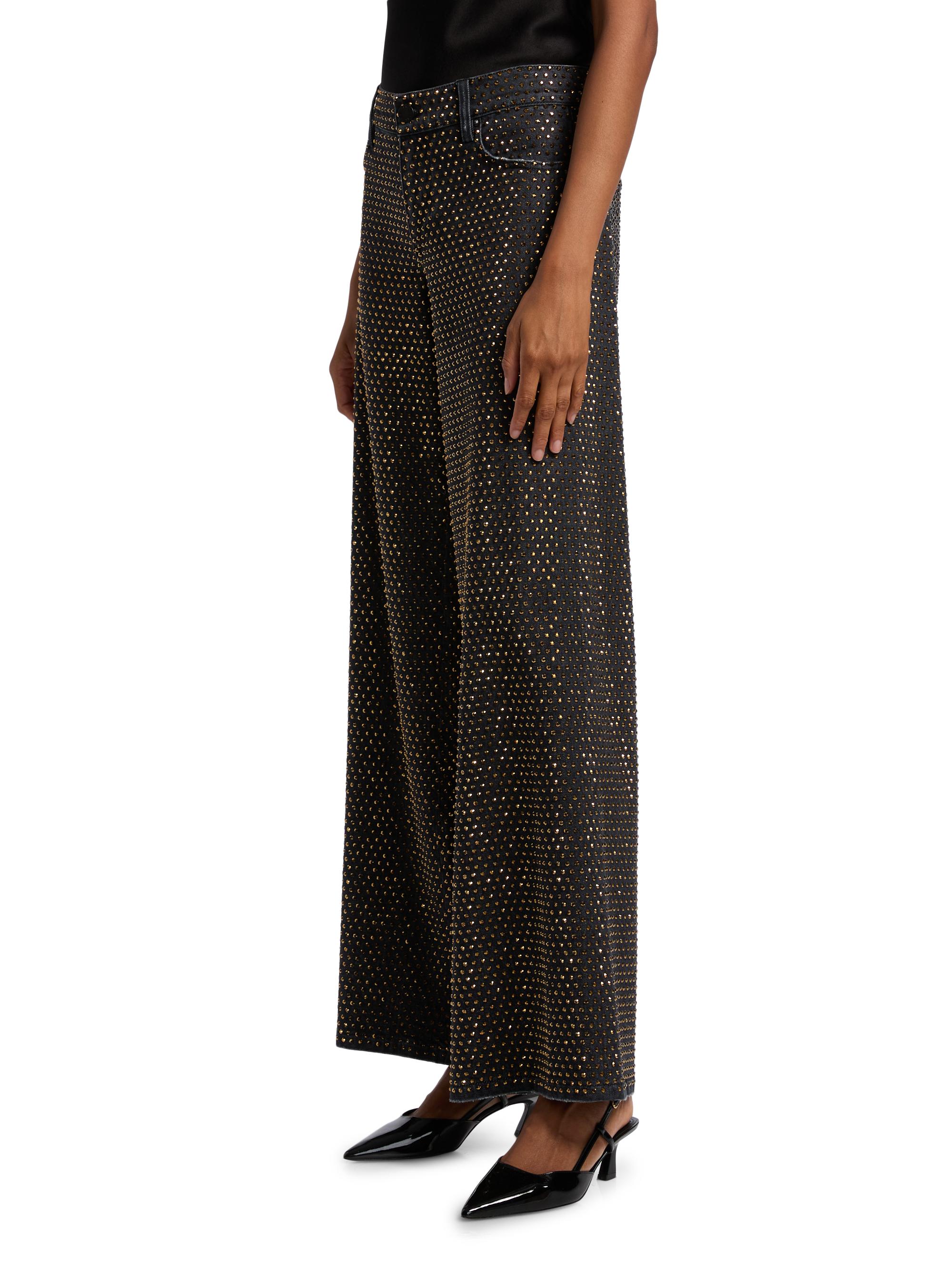 Amazing Embellished Low-Rise Baggy Jeans