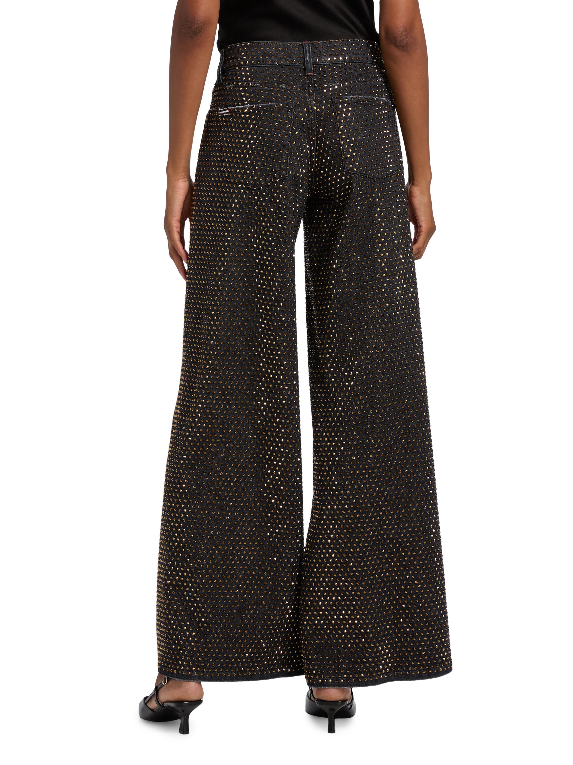 Amazing Embellished Low-Rise Baggy Jeans