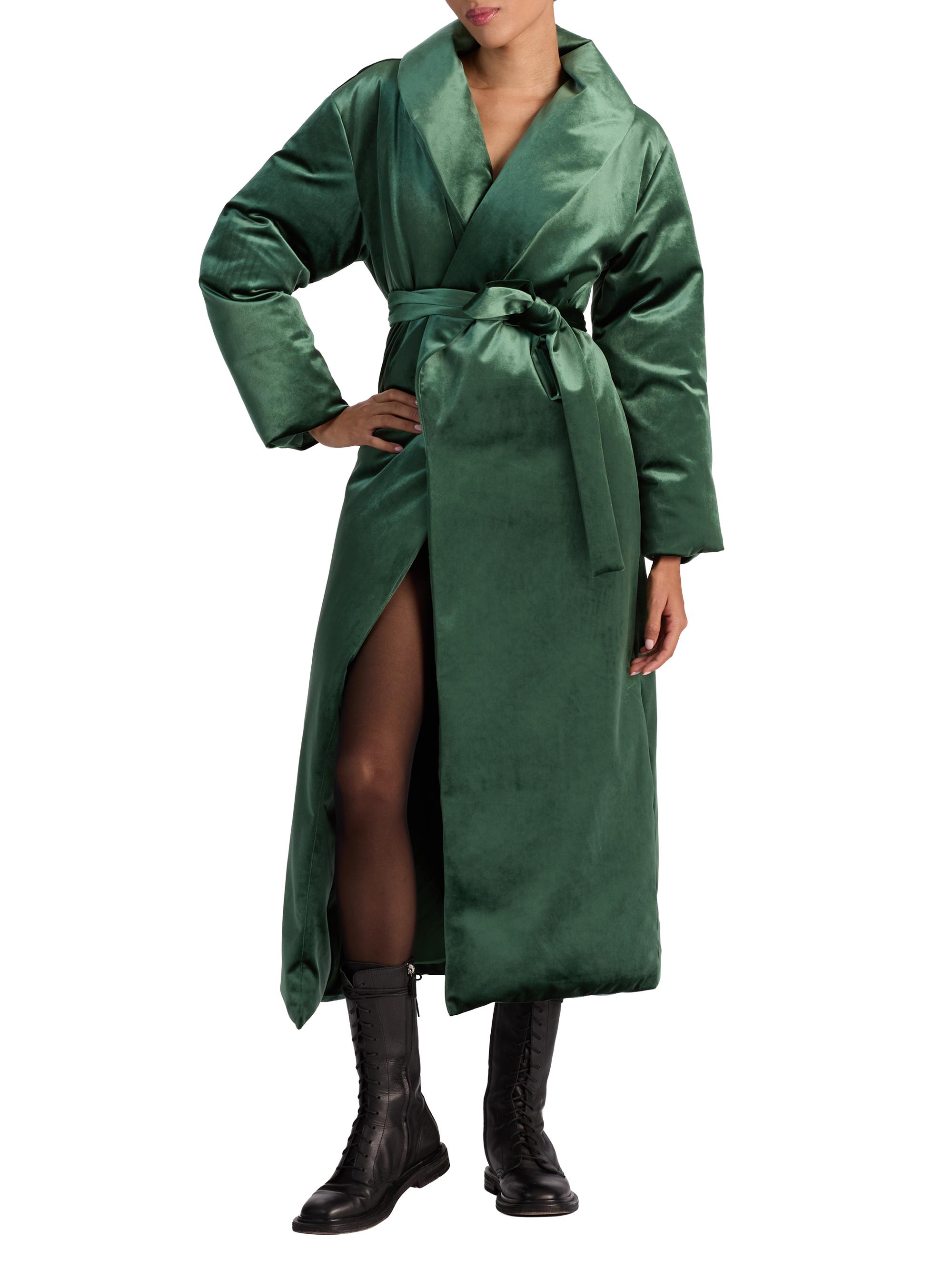 ALICE + OLIVIA Ima Belted Puffer Coat | Saks Fifth Avenue