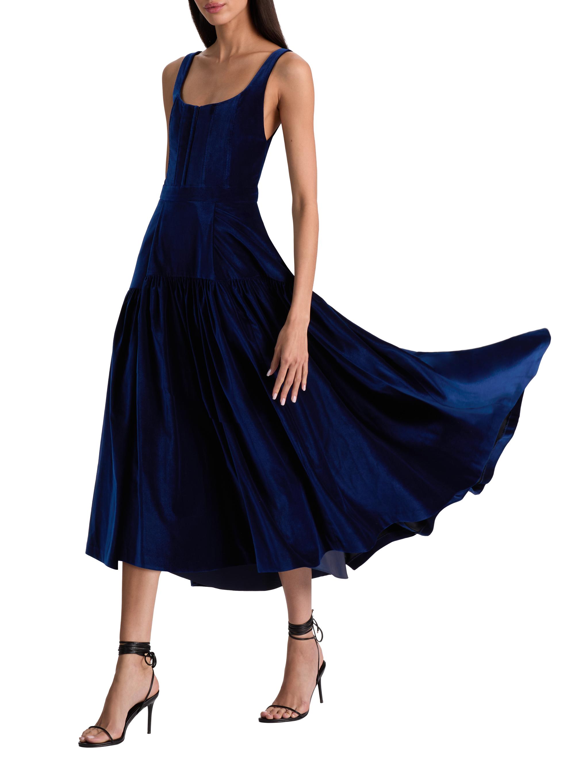 knee length dresses for ladies DIANA Midi Silk Slip Dress with Bow – Linni Caro Bride