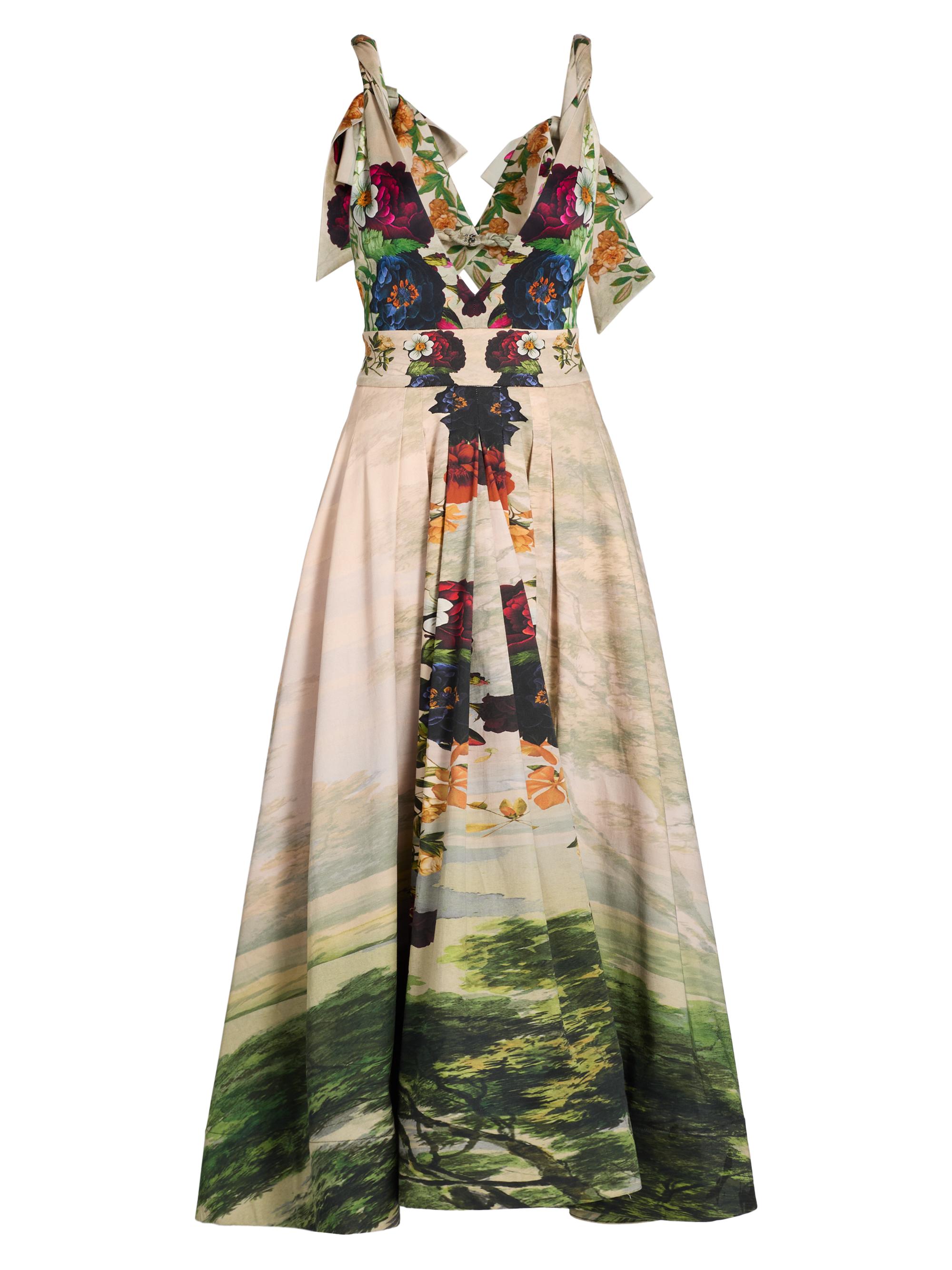 ALICE + OLIVIA Hana Printed Maxi Dress | Saks Fifth Avenue