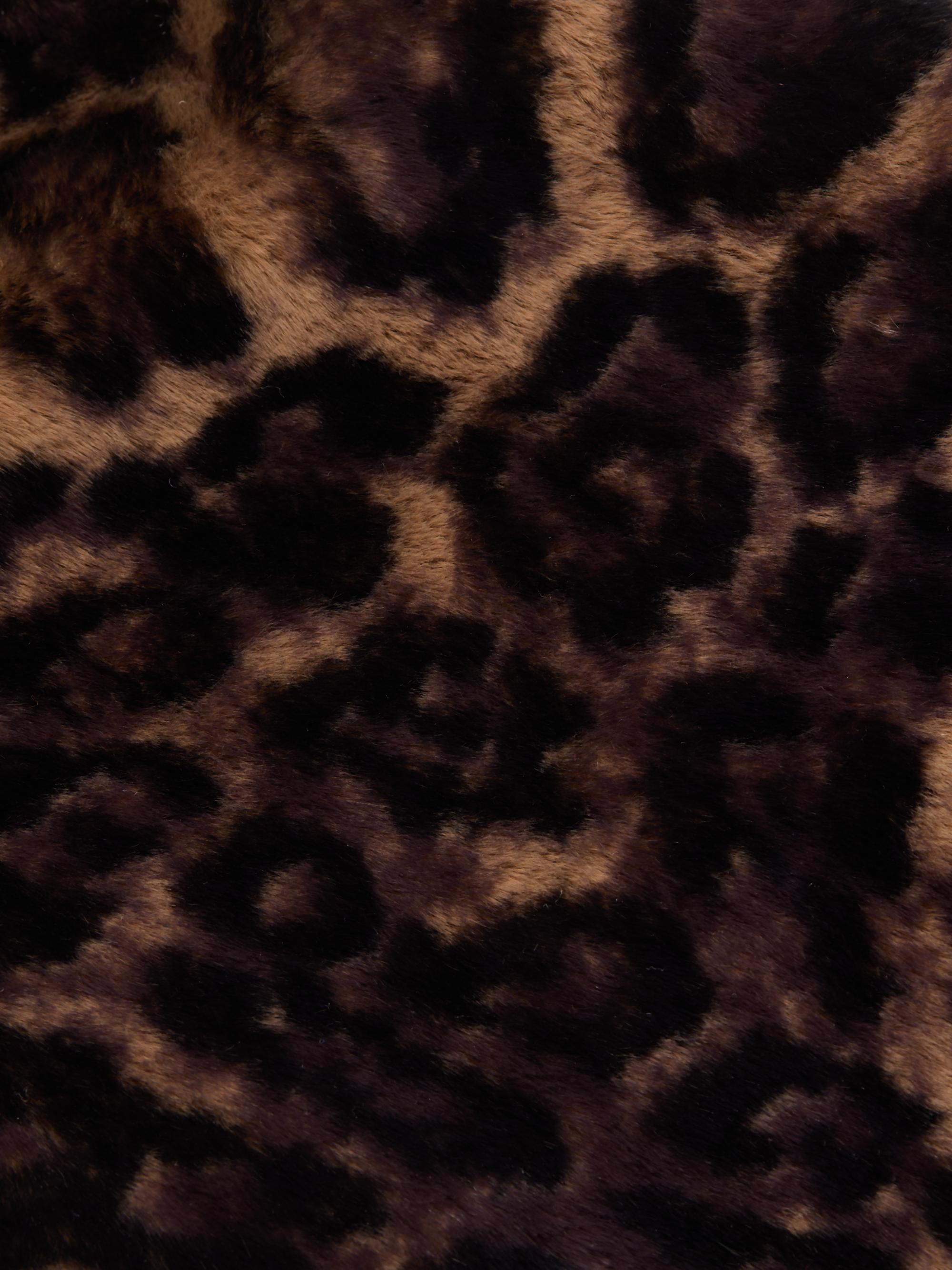 If Only Studio Leopard Print Short Faux-Fur Coat | Saks Fifth Avenue