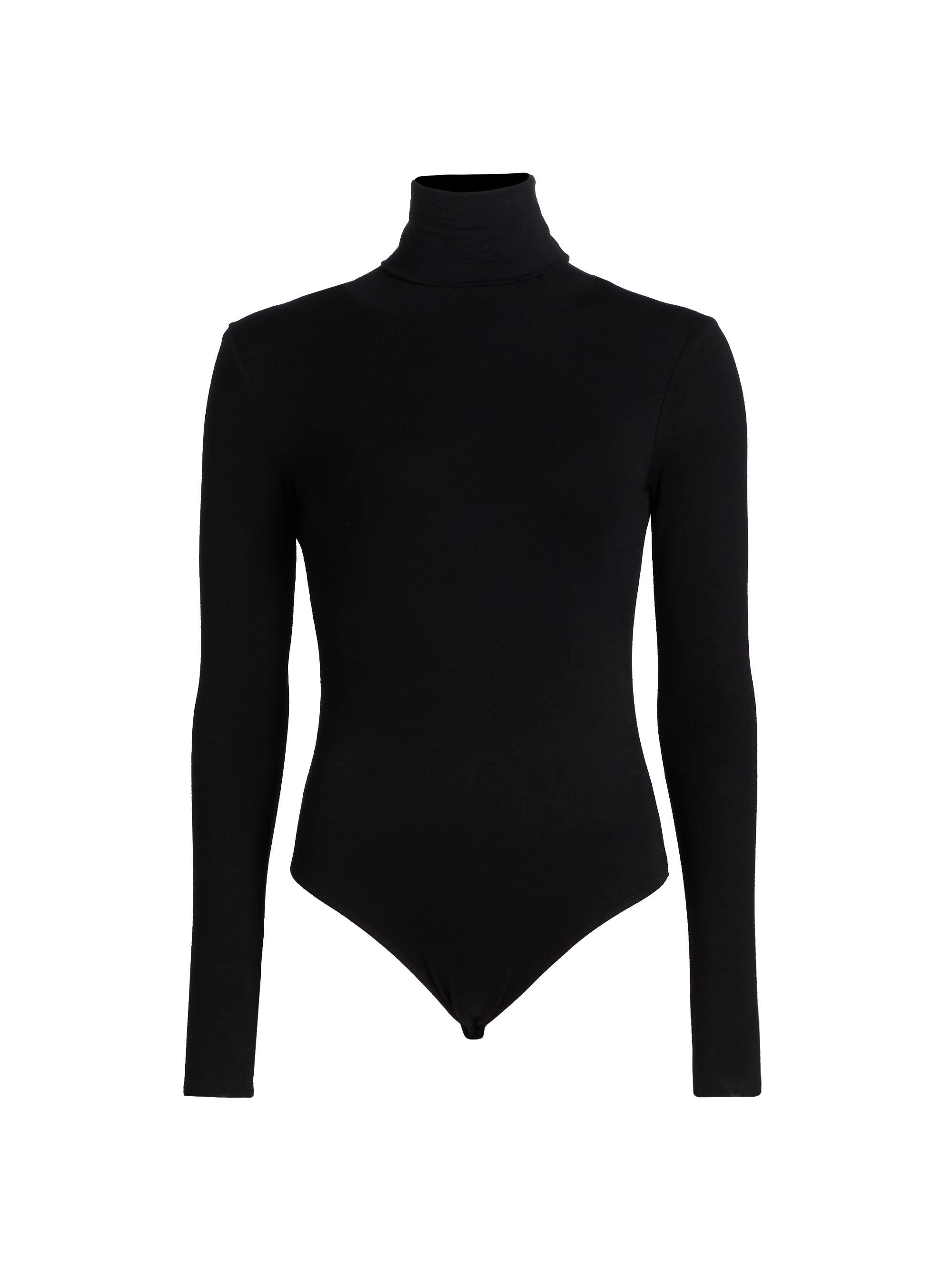 Sergio Hudson Women's Stretch Turtleneck Bodysuit - Black