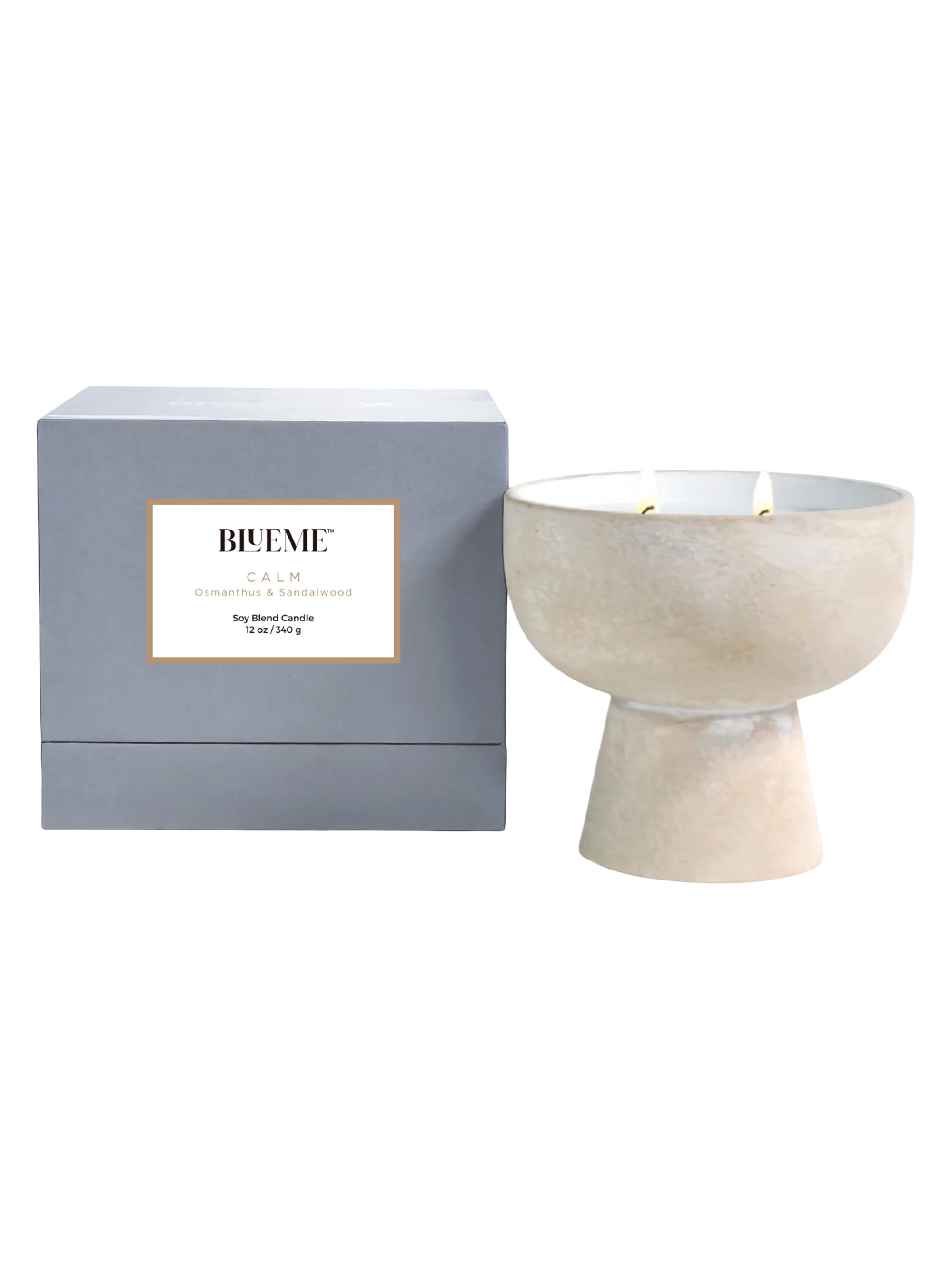 Blueme Calm Osmanthus & Sandalwood Scented Candle Giant