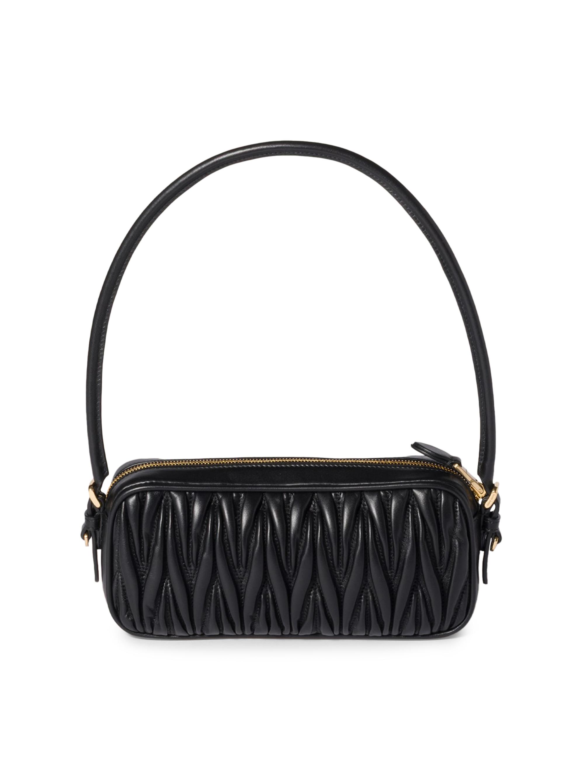 Miu Miu Matelassé Nappa Leather Pouch | Saks Fifth Avenue