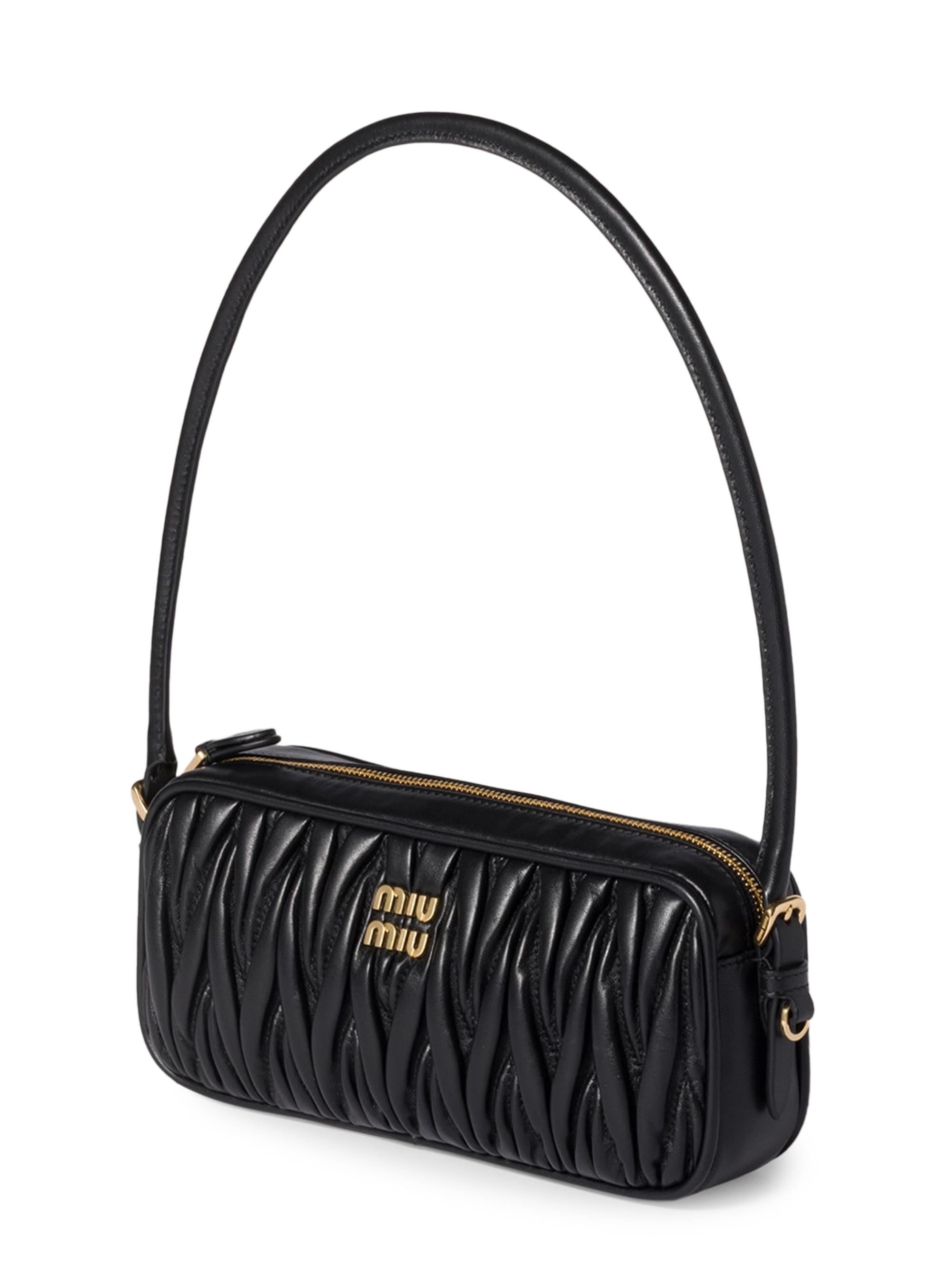 Miu Miu Matelassé Nappa Leather Pouch | Saks Fifth Avenue