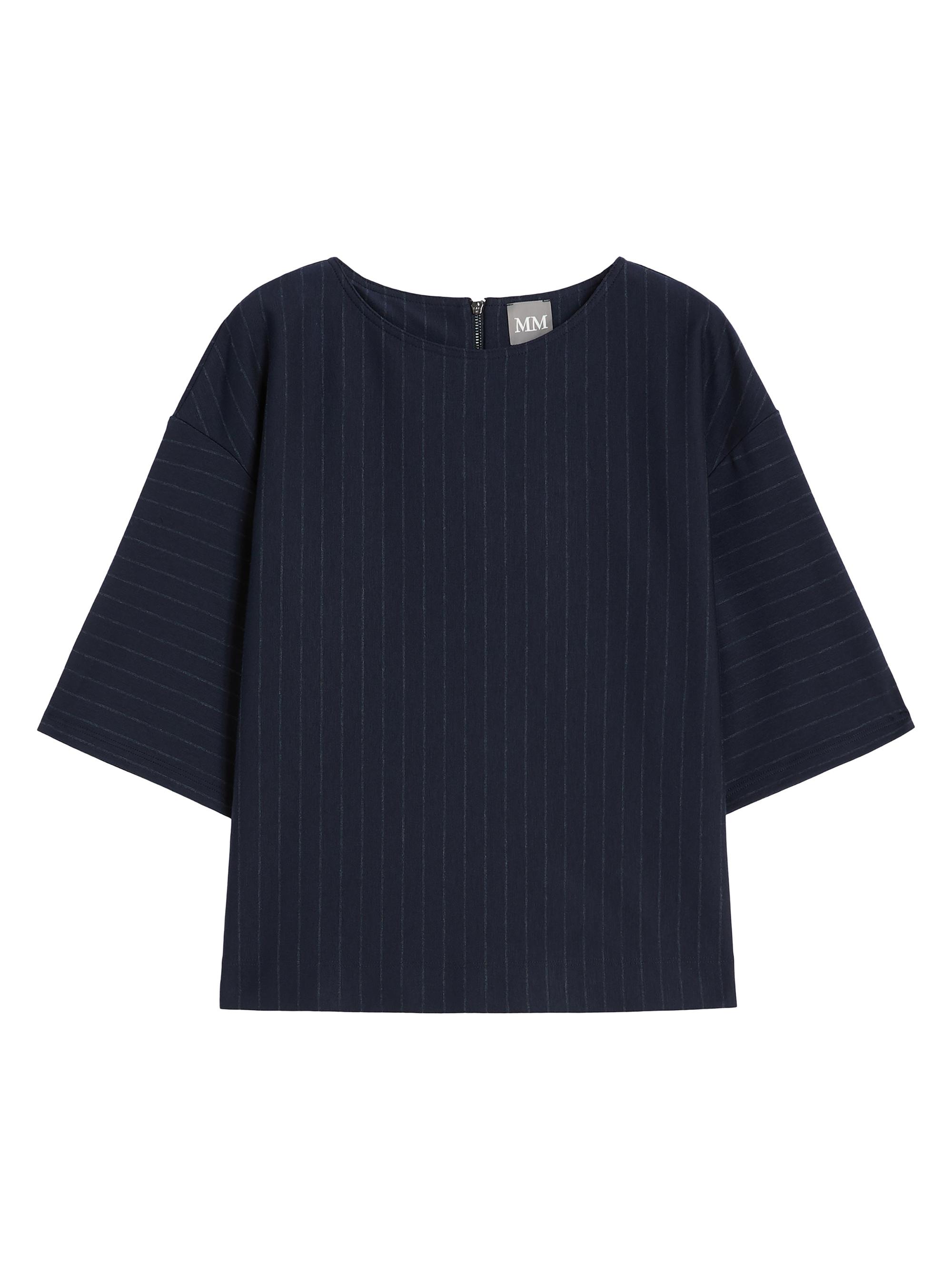 MM Max Mara Women's Viscose Jersey Tunic Top - Midnightblue