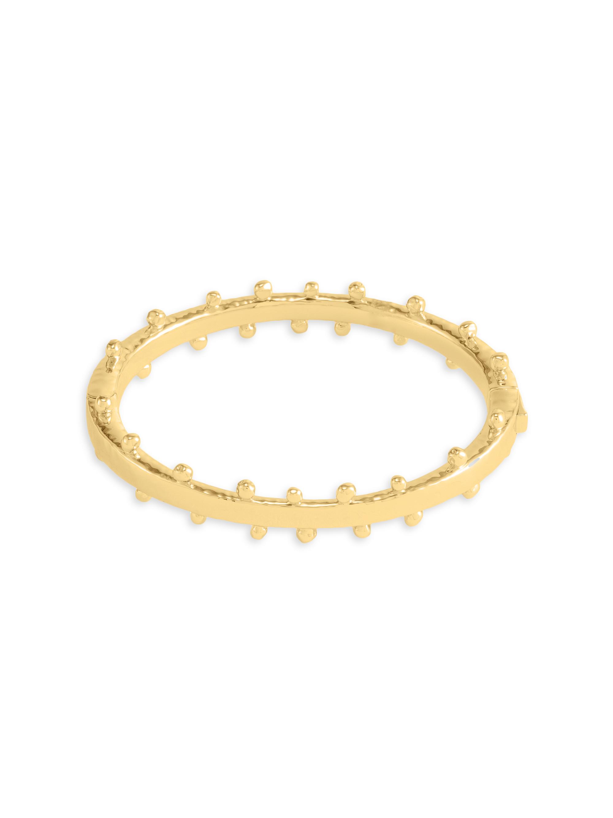 Anabel Aram Women's Milos 18K-Gold-Plated Studded Bangle - Gold