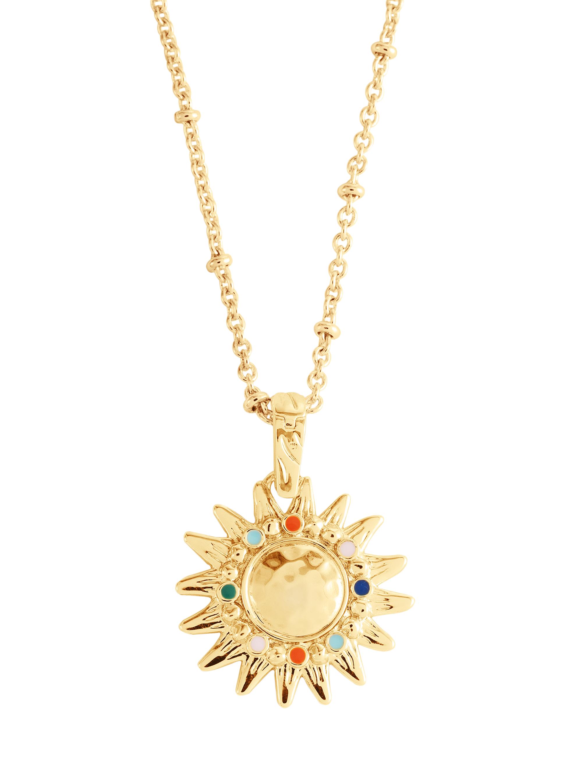 Anabel Aram Women's Milos Soleil 18K-Gold-Plated & Enamel Charm