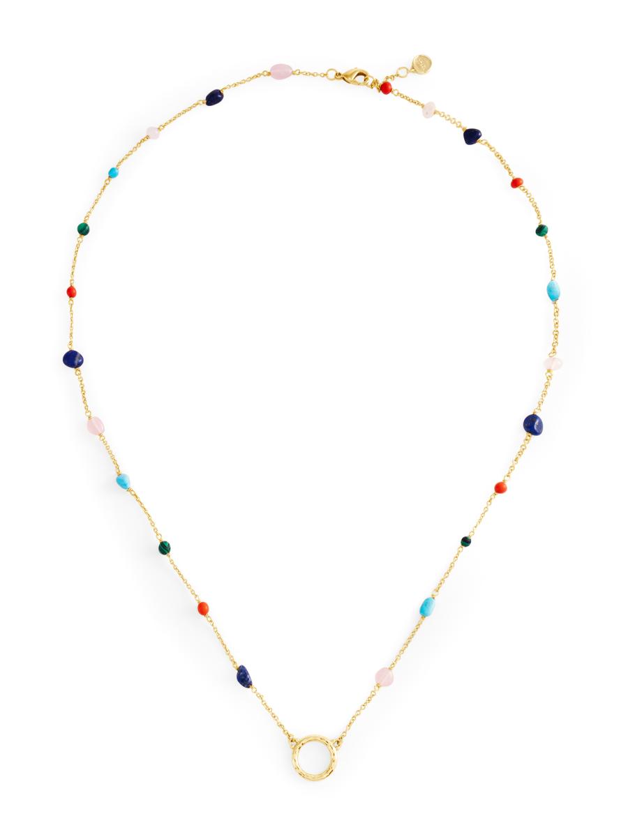 Anabel Aram Women's Milos 18k-gold-plated & Natural Stone Necklace