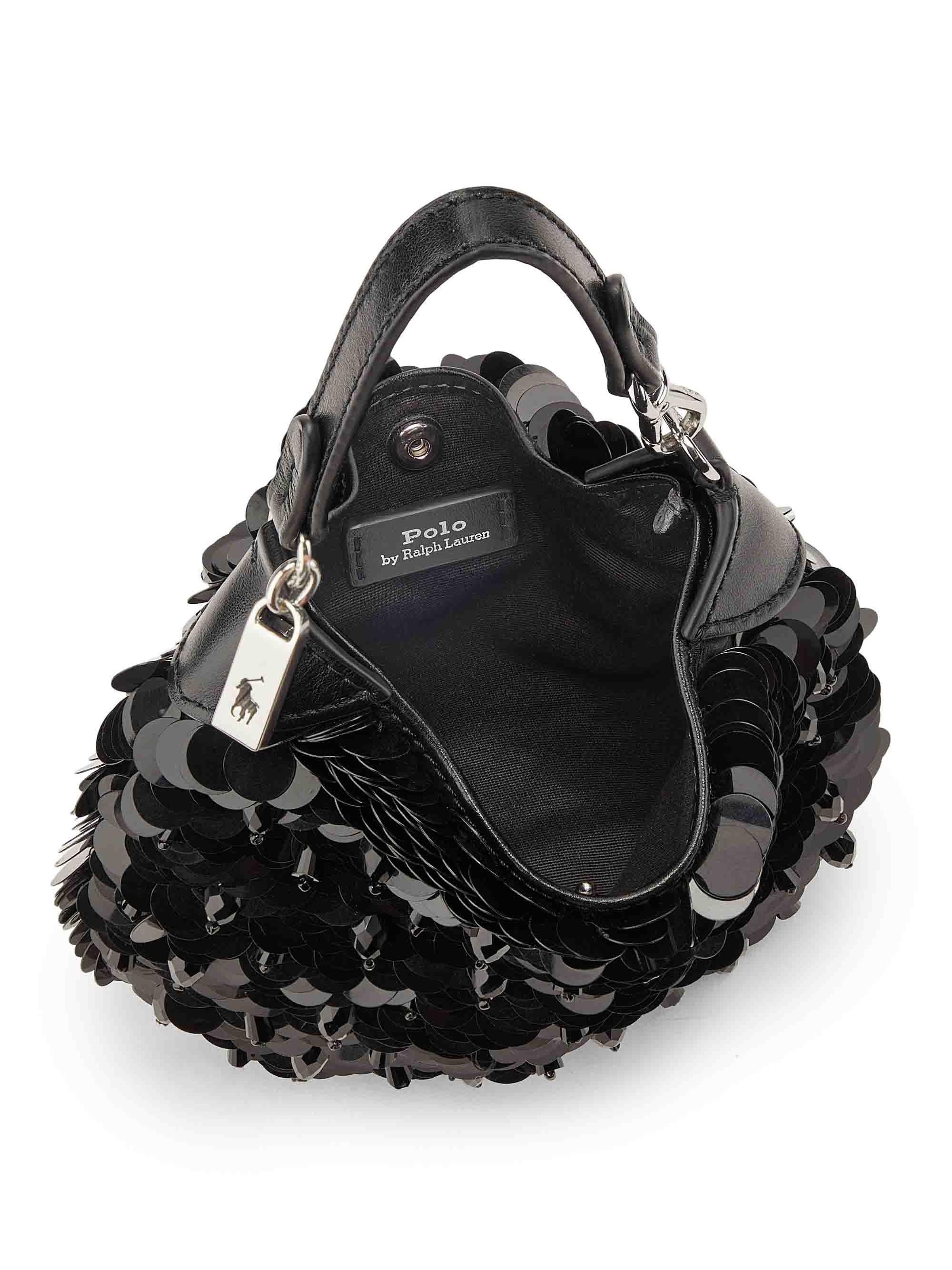 Polo Ralph Lauren Polo ID Mini Pailettes Silk Pouch | Saks Fifth