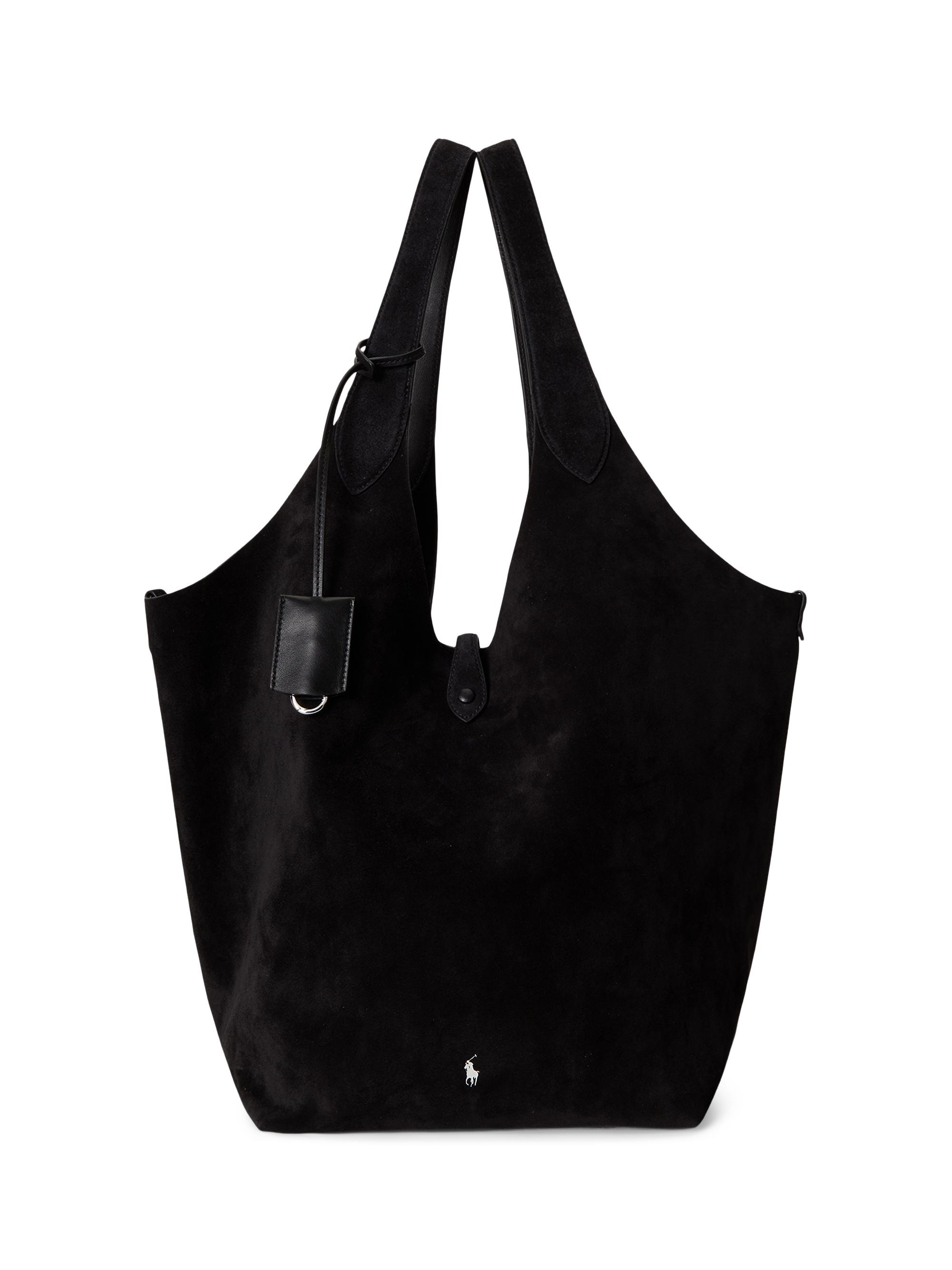 Polo Ralph Lauren Women's Polo Play Suede Tote Bag - Black