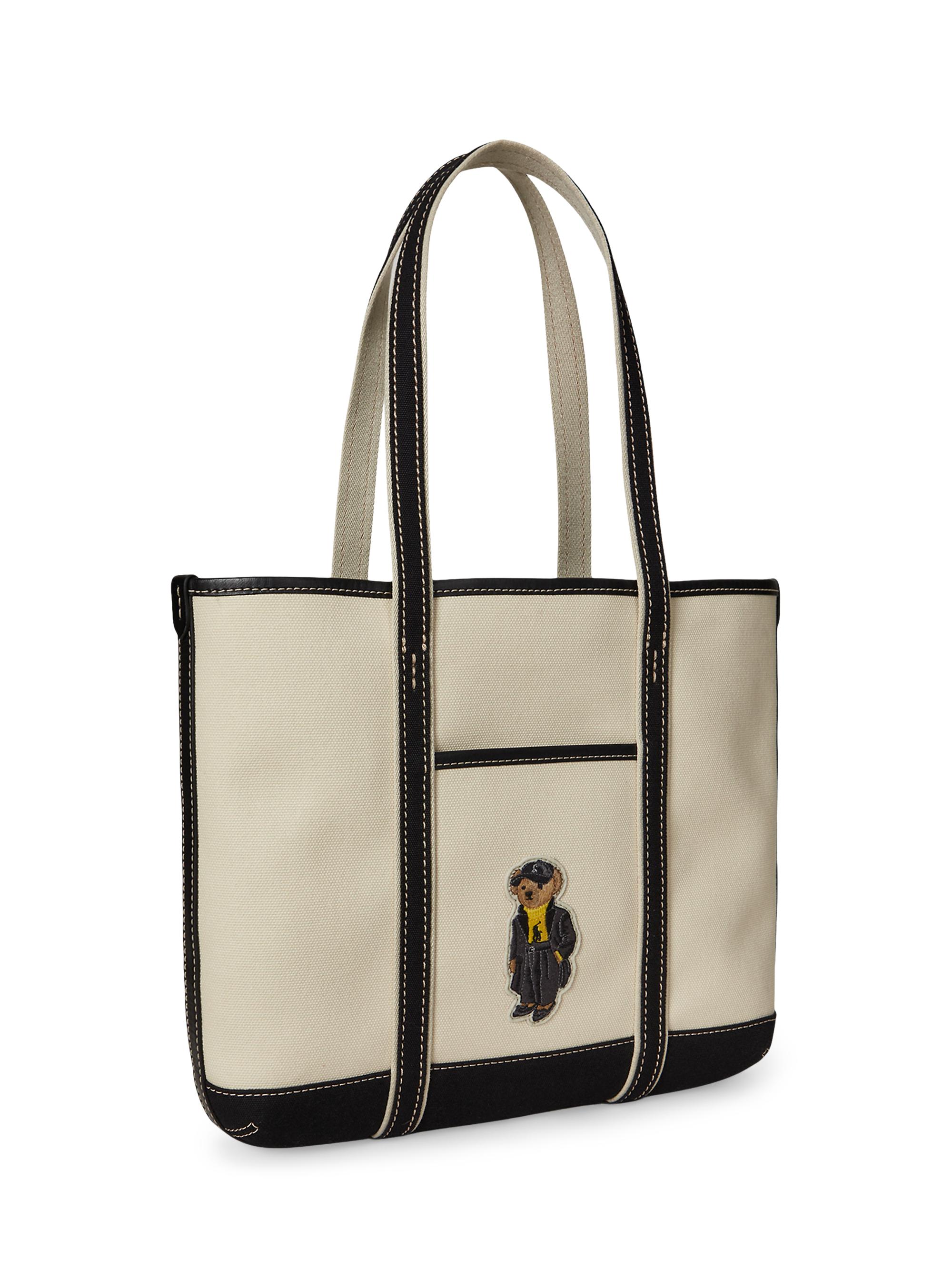 Polo Ralph Lauren Polo Bear Canvas Tote Bag | Saks Fifth Avenue