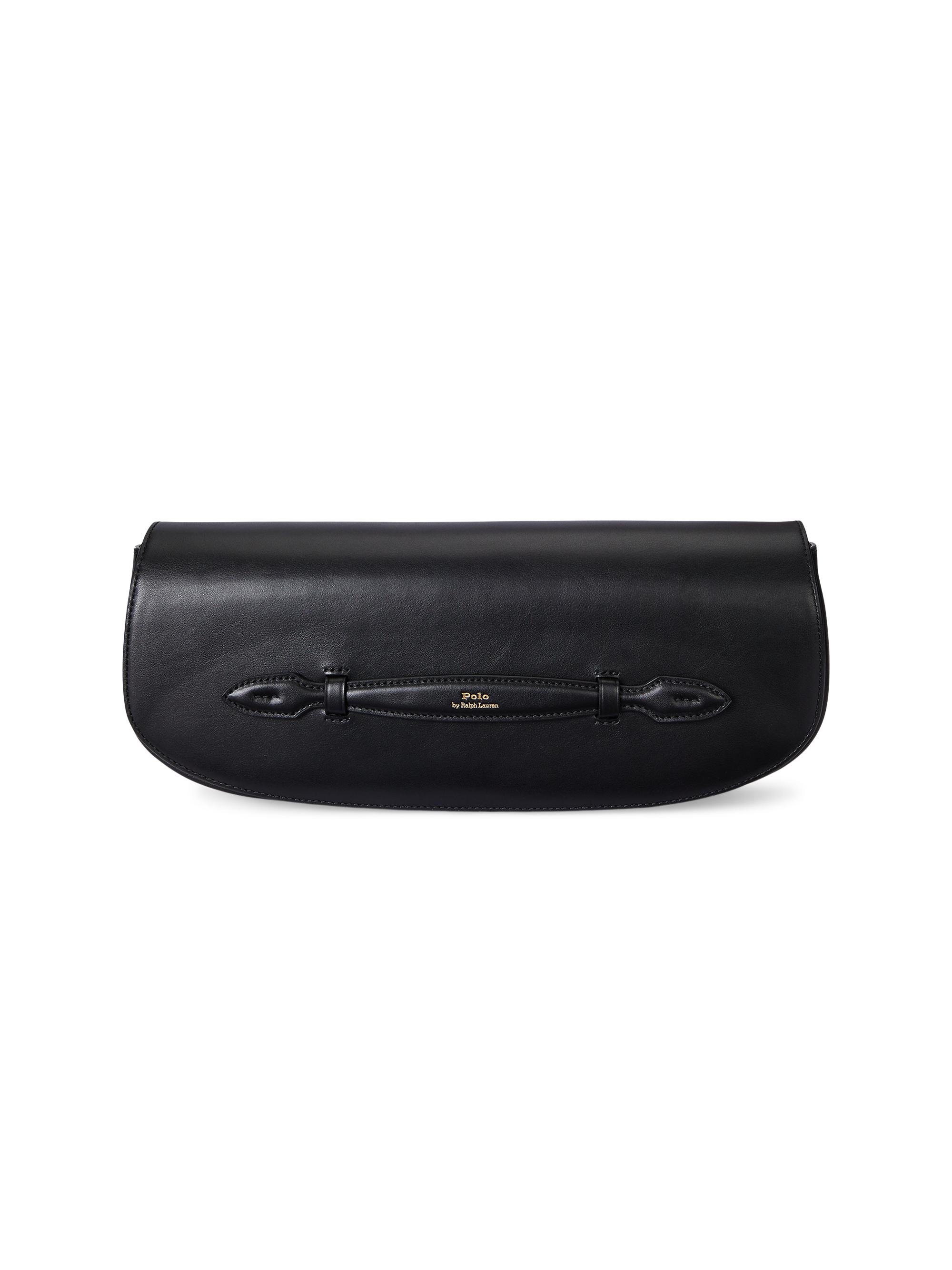 Polo Ralph Lauren Women's Leather Clutch - Black