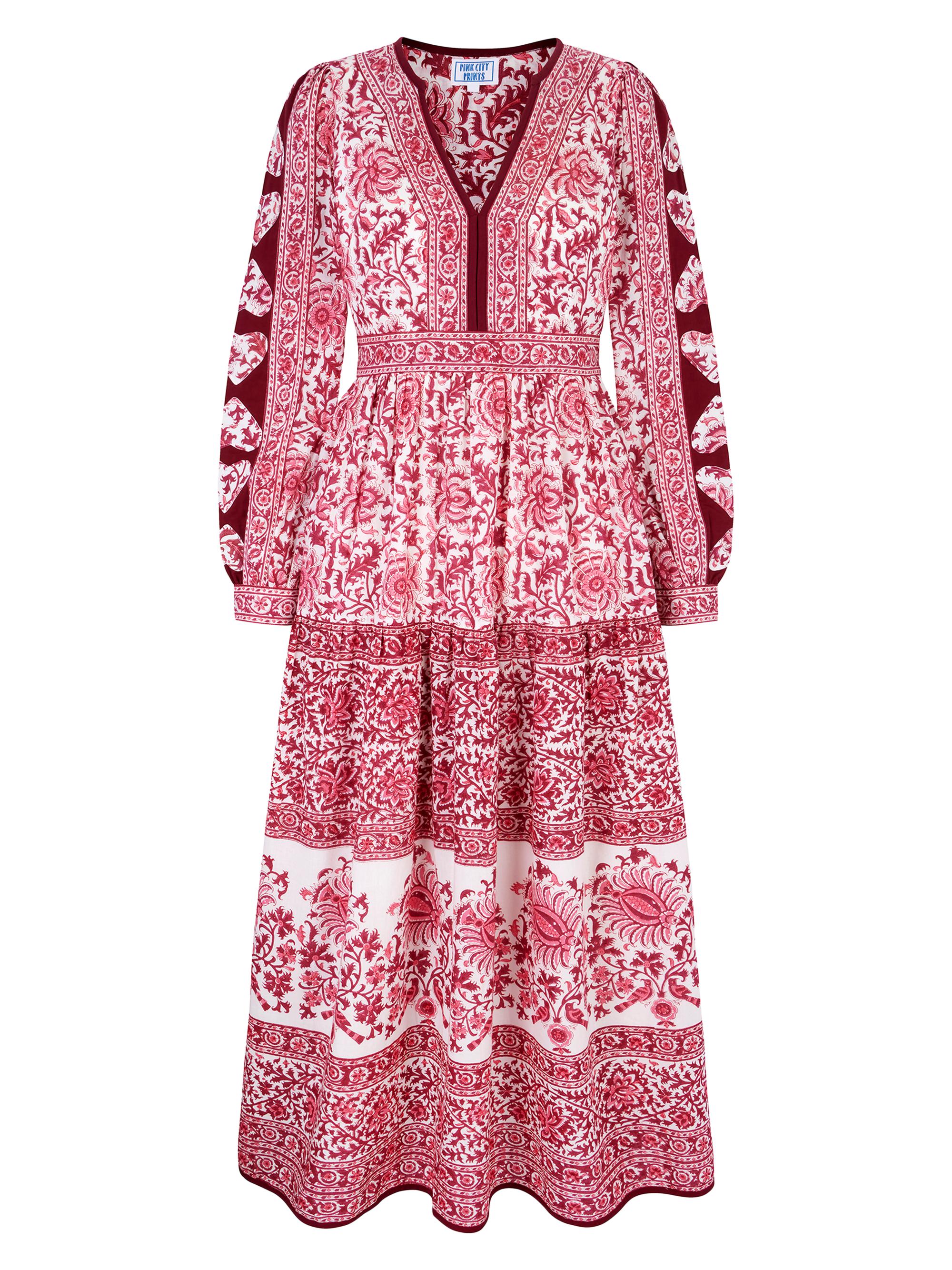 Pink City Prints Women's Olive Dress - Pink